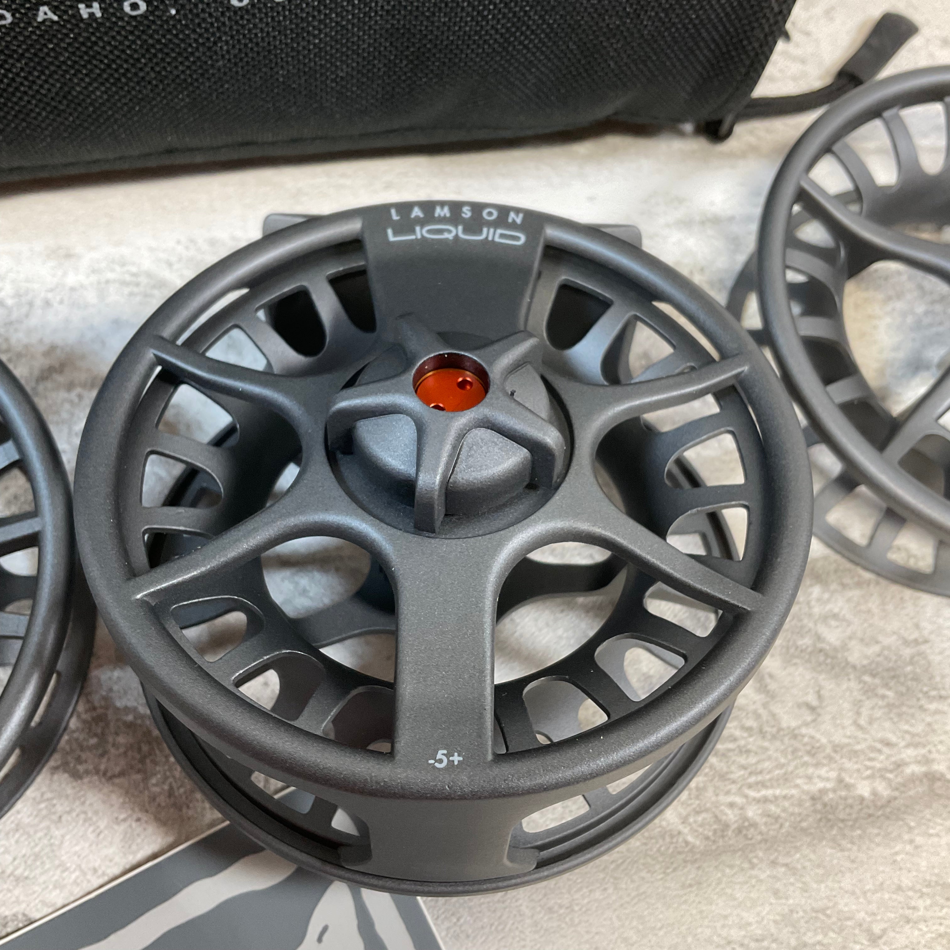 Lamson Liquid -3+ Fly Reel Smoke