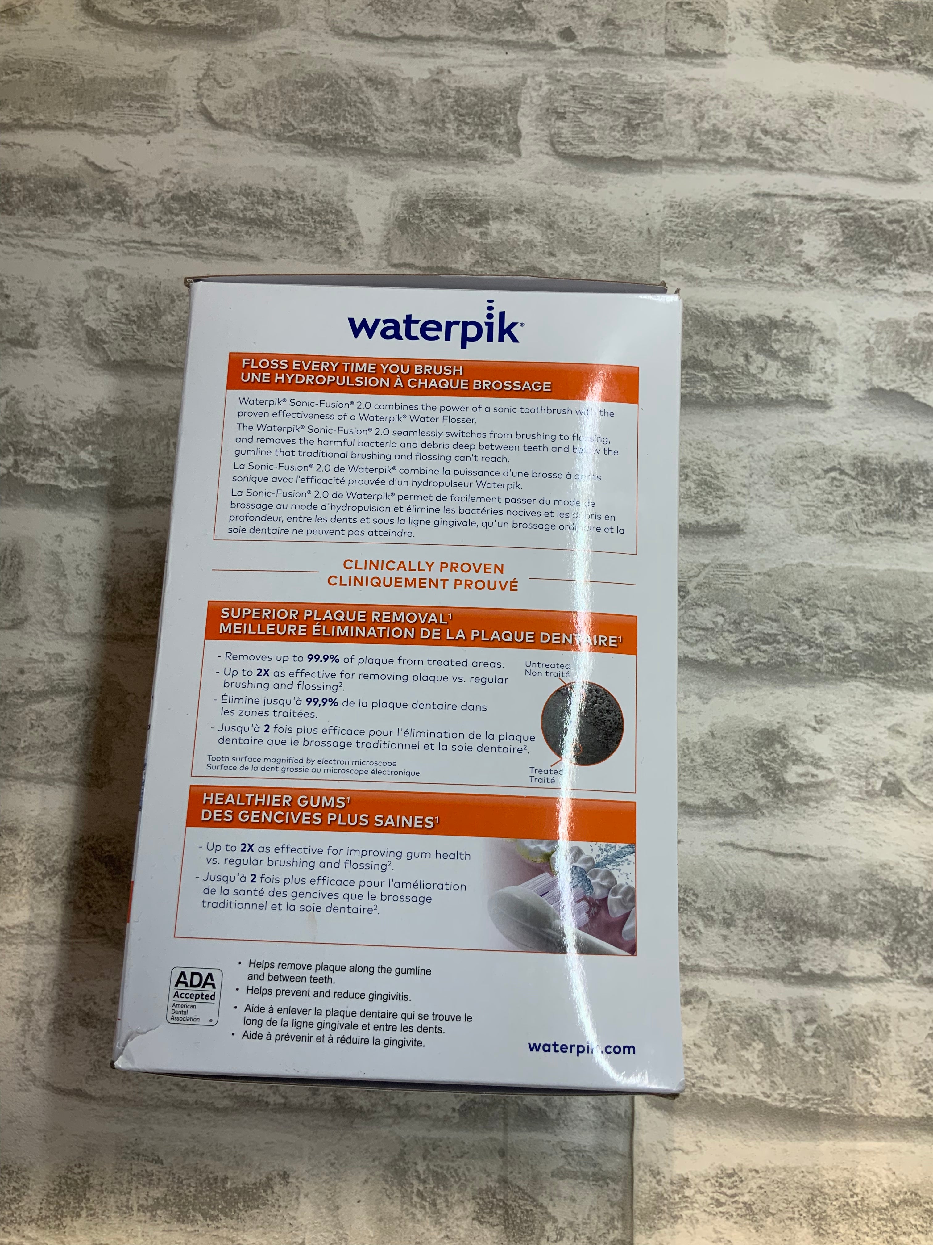 Waterpik Sonic-Fusion 2.0 Professional Flossing Toothbrush (7567248752878)