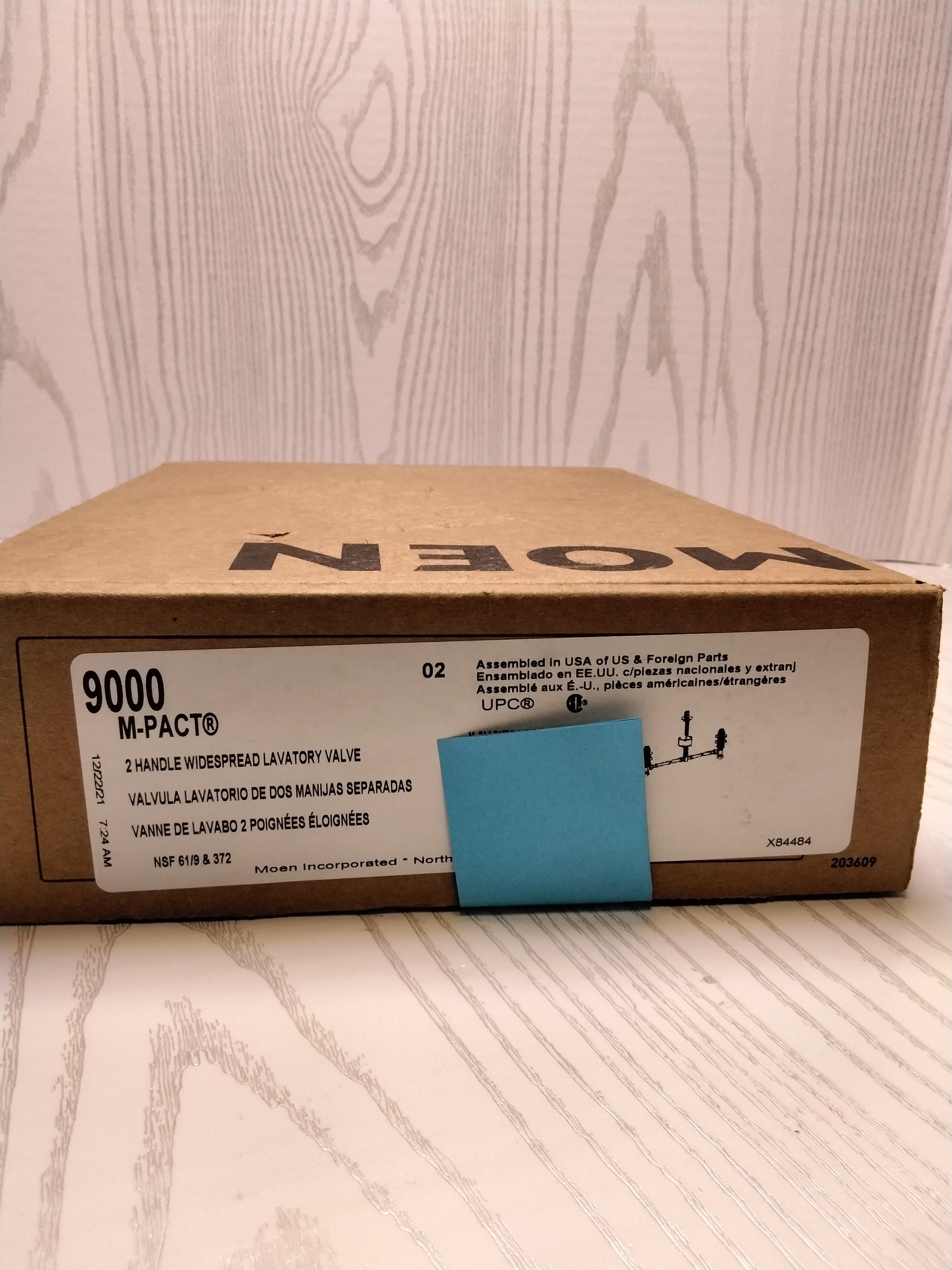 Moen 9000 Widespread Bathroom Sink Faucet RoughIn Valve with Drain As