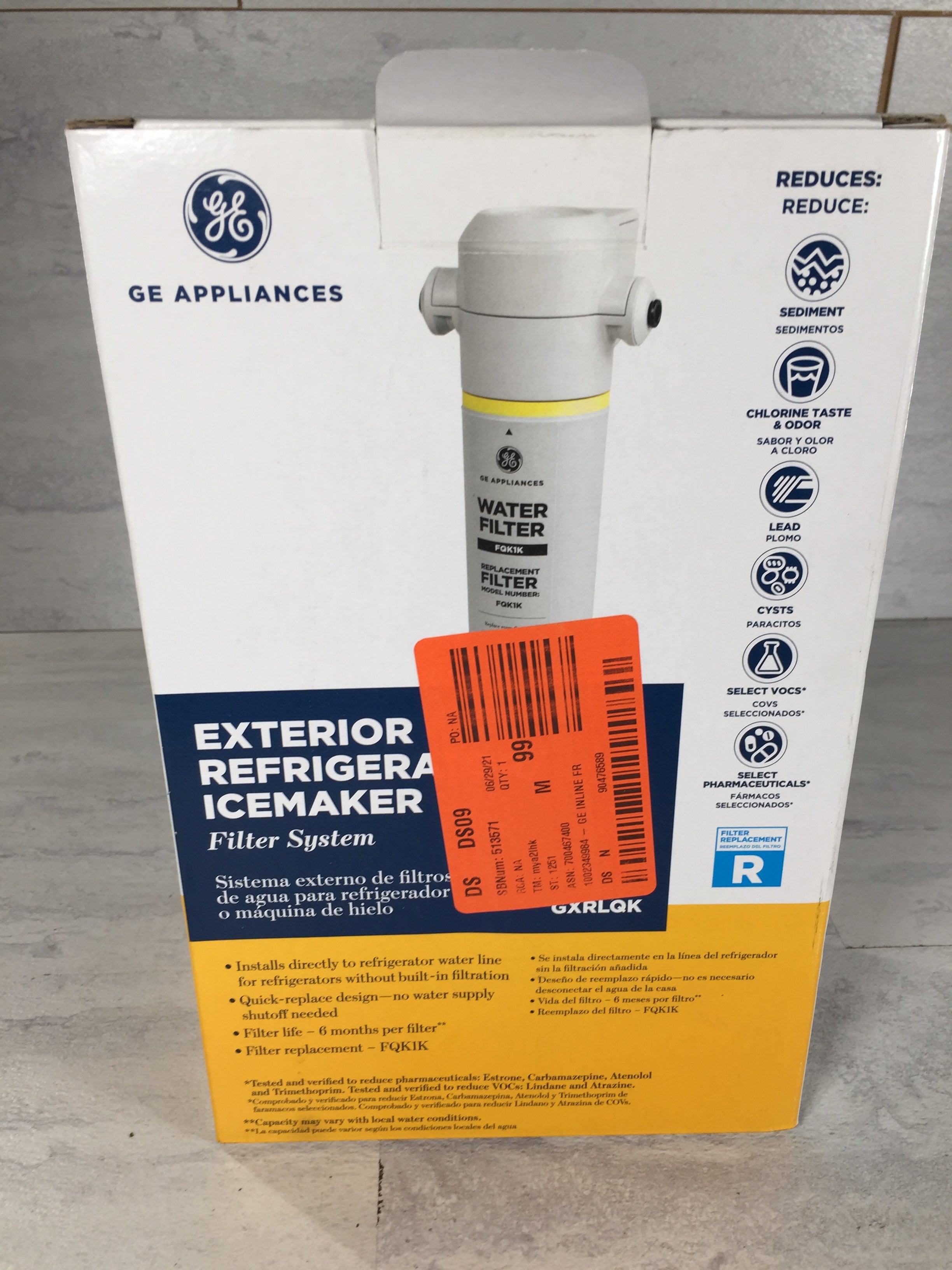 GE In-line Water Filtration System for Refrigerators or Icemakers | GXRLQK (6901552742583)