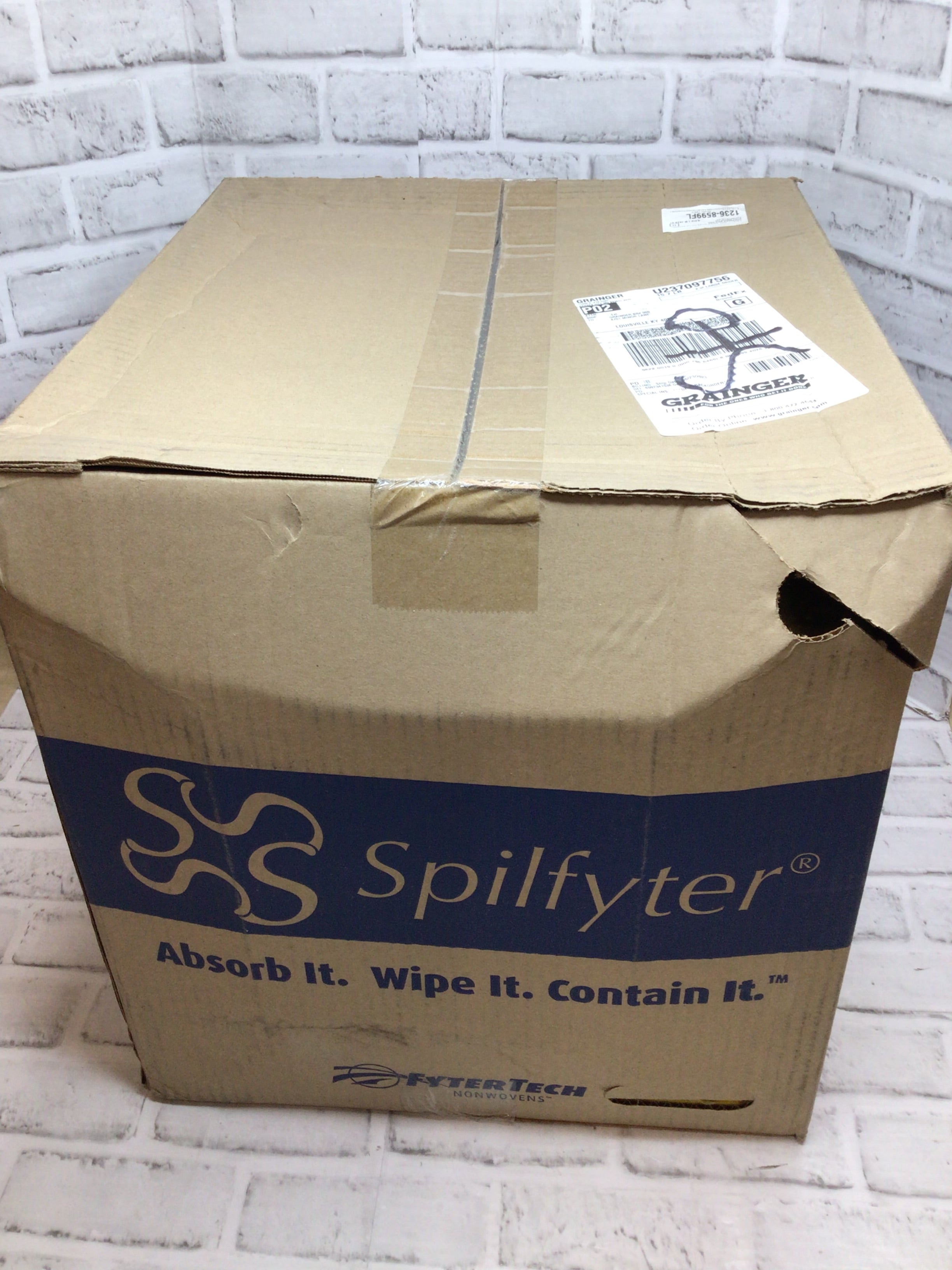 Spilfyter S2-75 Yellow Double Weight Sorbent Pads 18x16 Case of 100 (8117480423662)