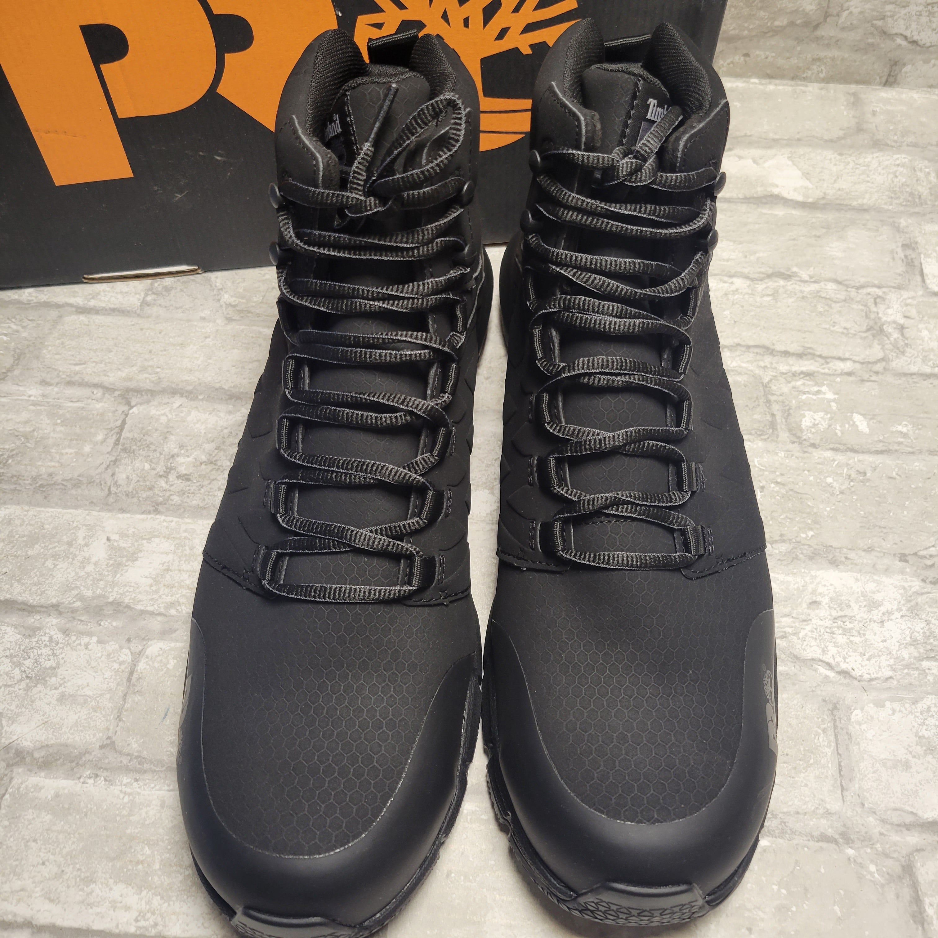 Timberland Men's Radius Mid Composite Safety Toe CT, Black 15 (8118222717166)
