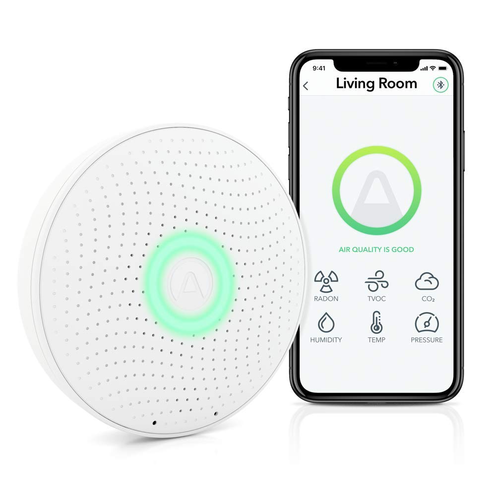 Airthings 2930 WavePlus - Radon & Air Quality Monitor (CO2, VOC, Humidity, Temp) (6963578470583)
