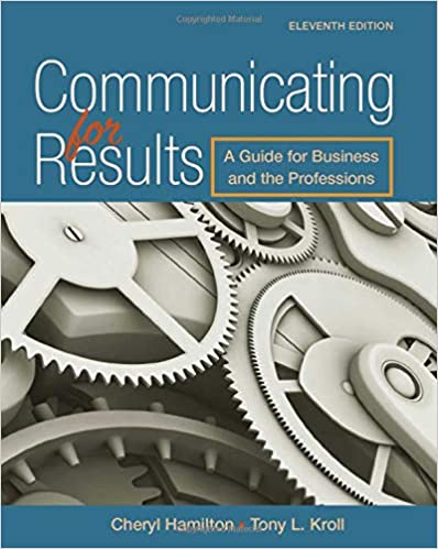 Communicating for Results: A Guide for Business and the Professions (7867396423918)