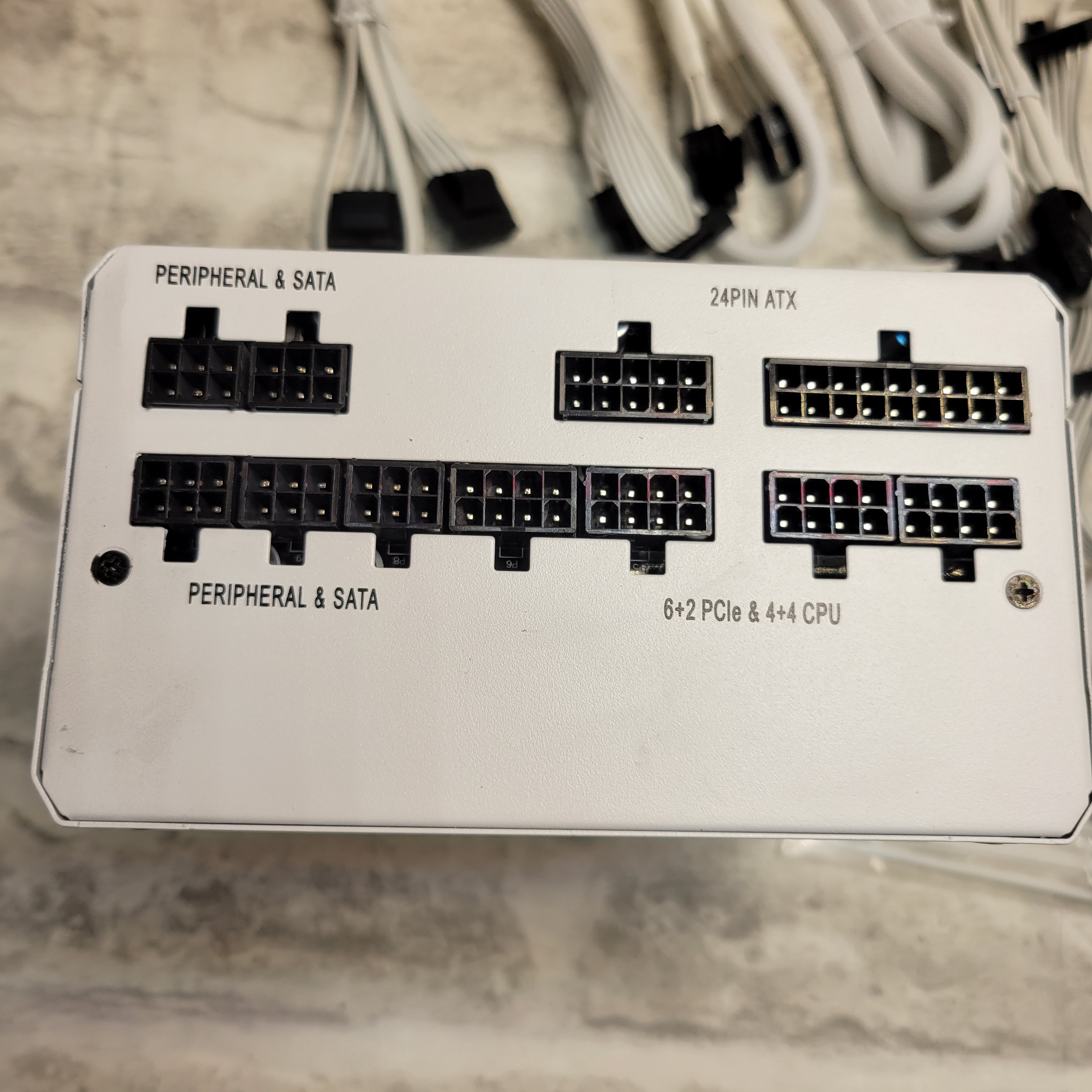 *PARTS* Corsair RMX White Series,RM750x 750 Watt 80+ Gold Power Supply - White (7881298968814)