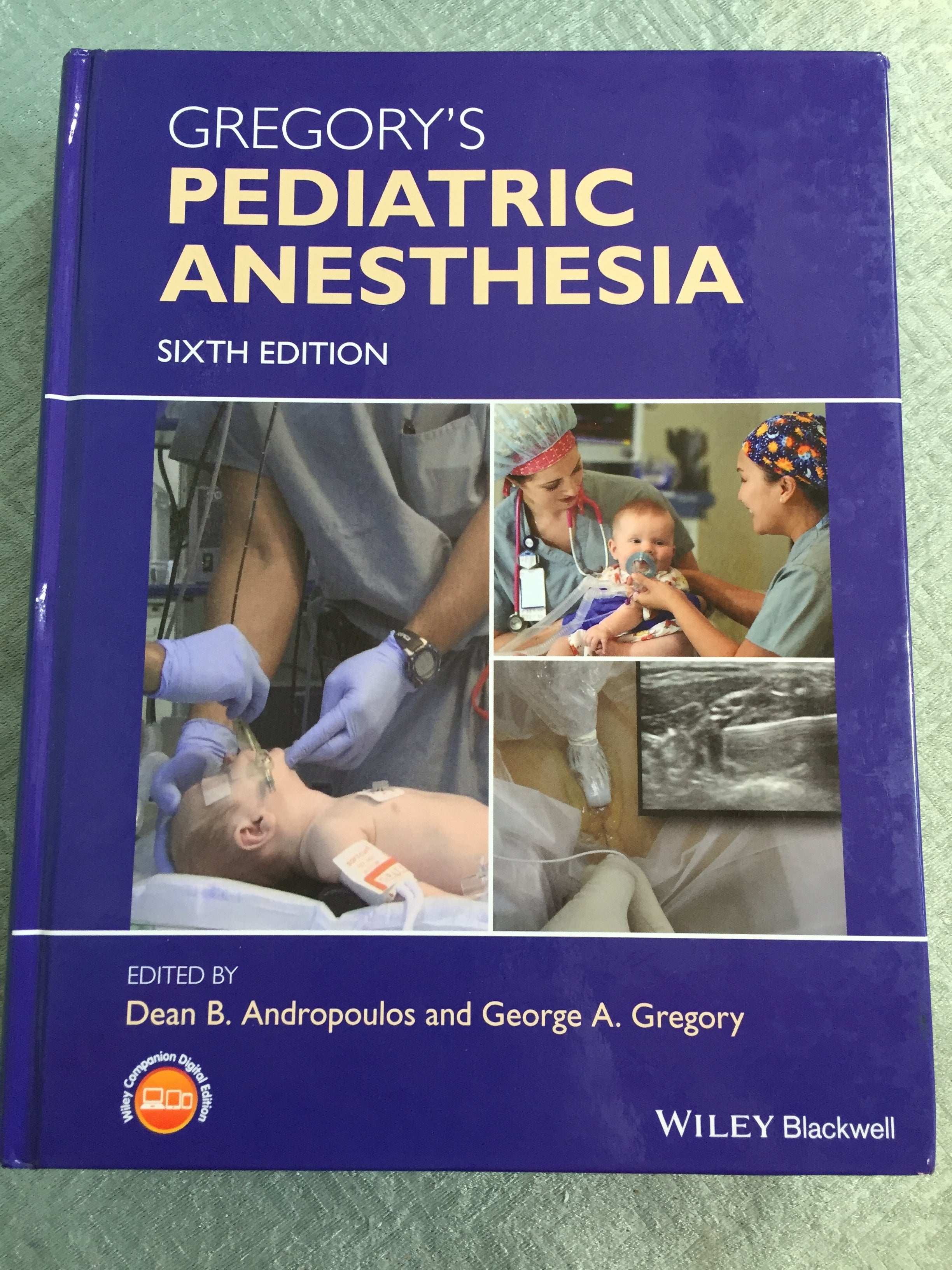 Gregory's Pediatric Anesthesia 6th Edition - Pre-Owned (7602421694702)