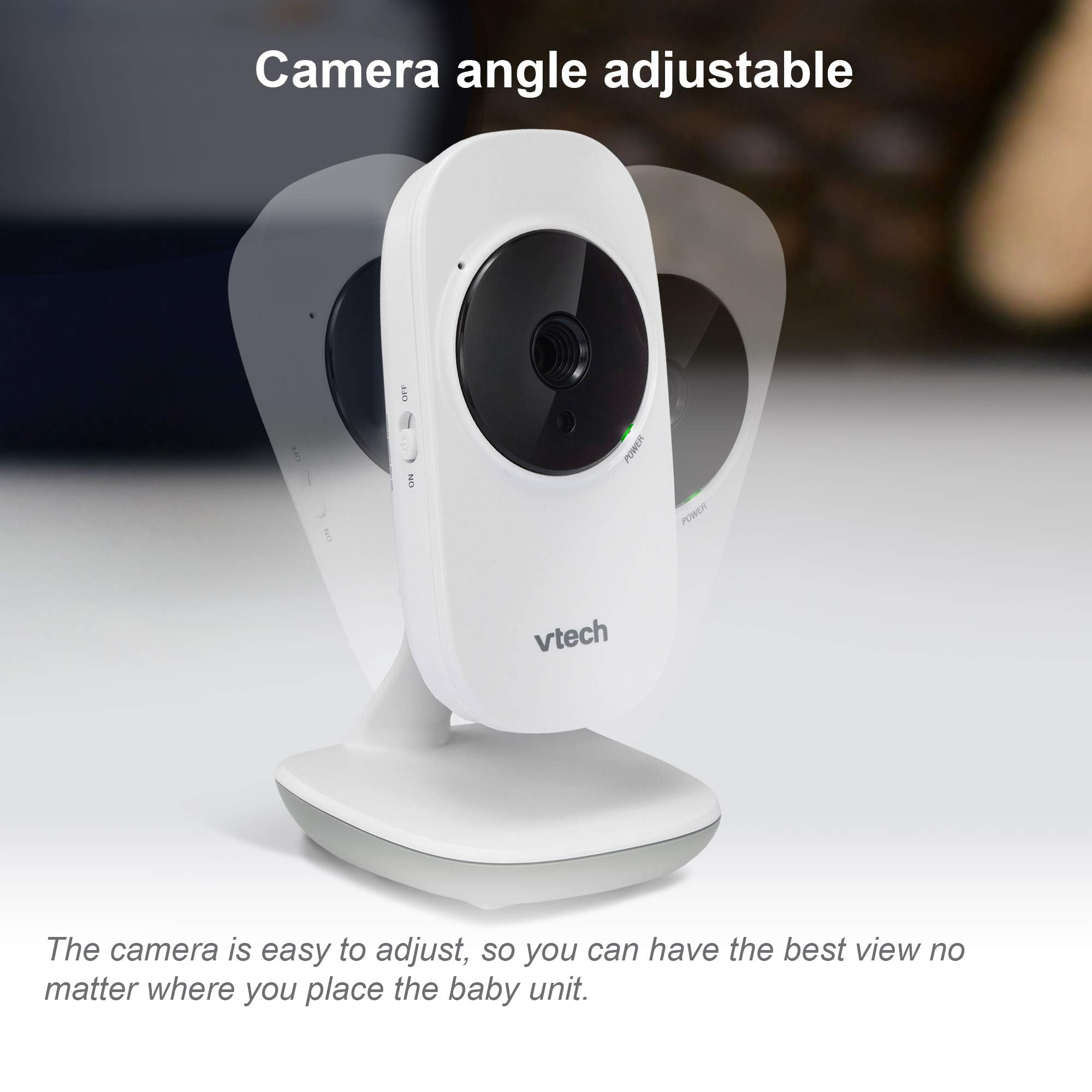 VTech VM3502 Video Monitor with Battery , 5" Screen, 2 Cameras