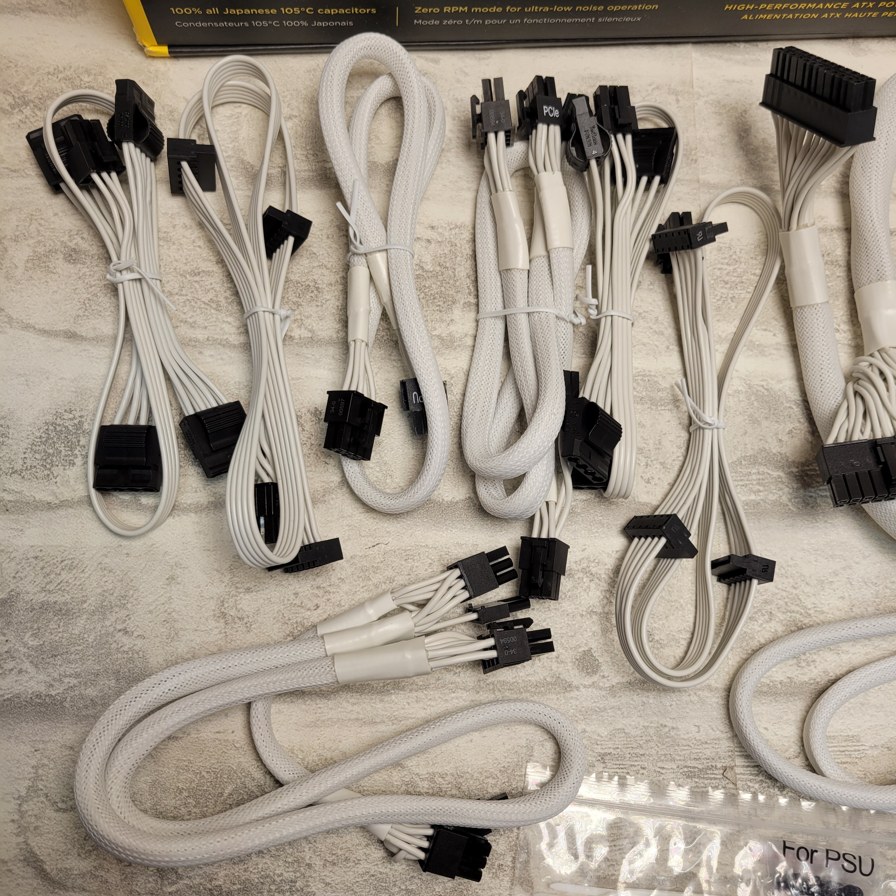 *PARTS* Corsair RMX White Series,RM750x 750 Watt 80+ Gold Power Supply - White (7881298968814)