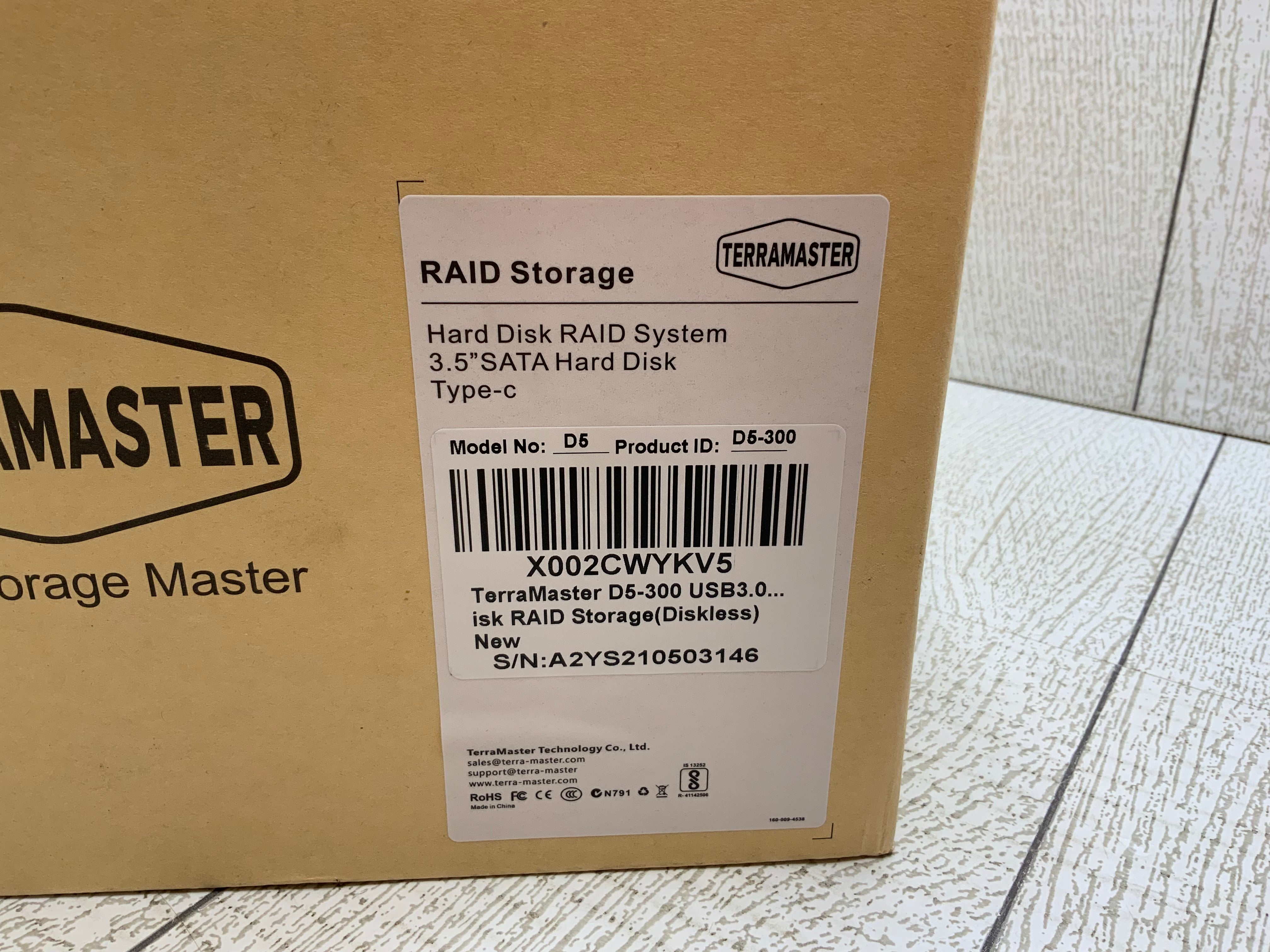 Terramaster D5-300 USB 3.0 (5Gbps) Type C DAS (8029145333998)