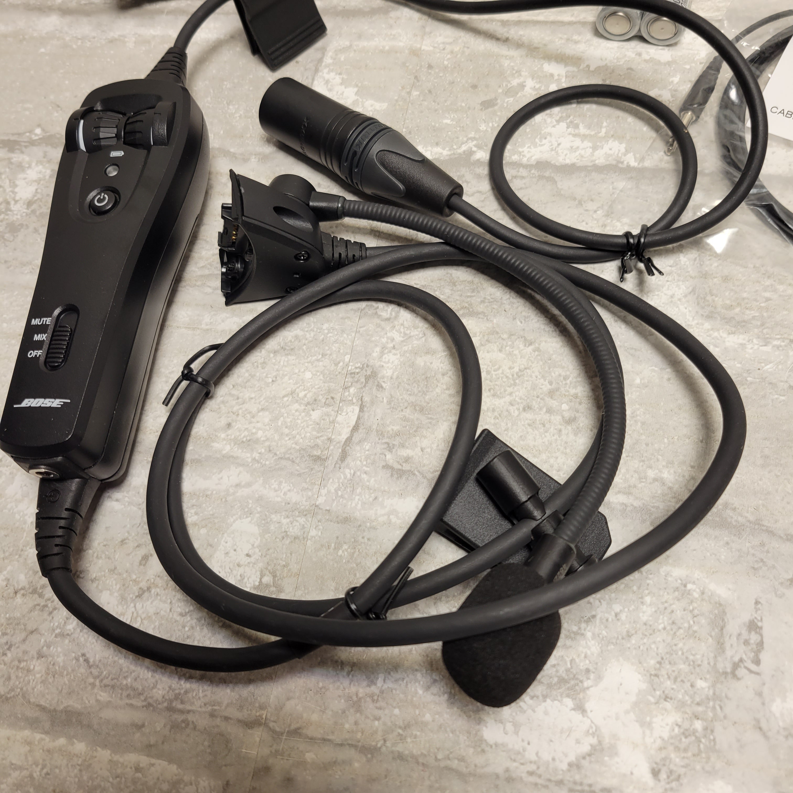 Bose A20 Cable Assembly Straight Cord, XLR Connector