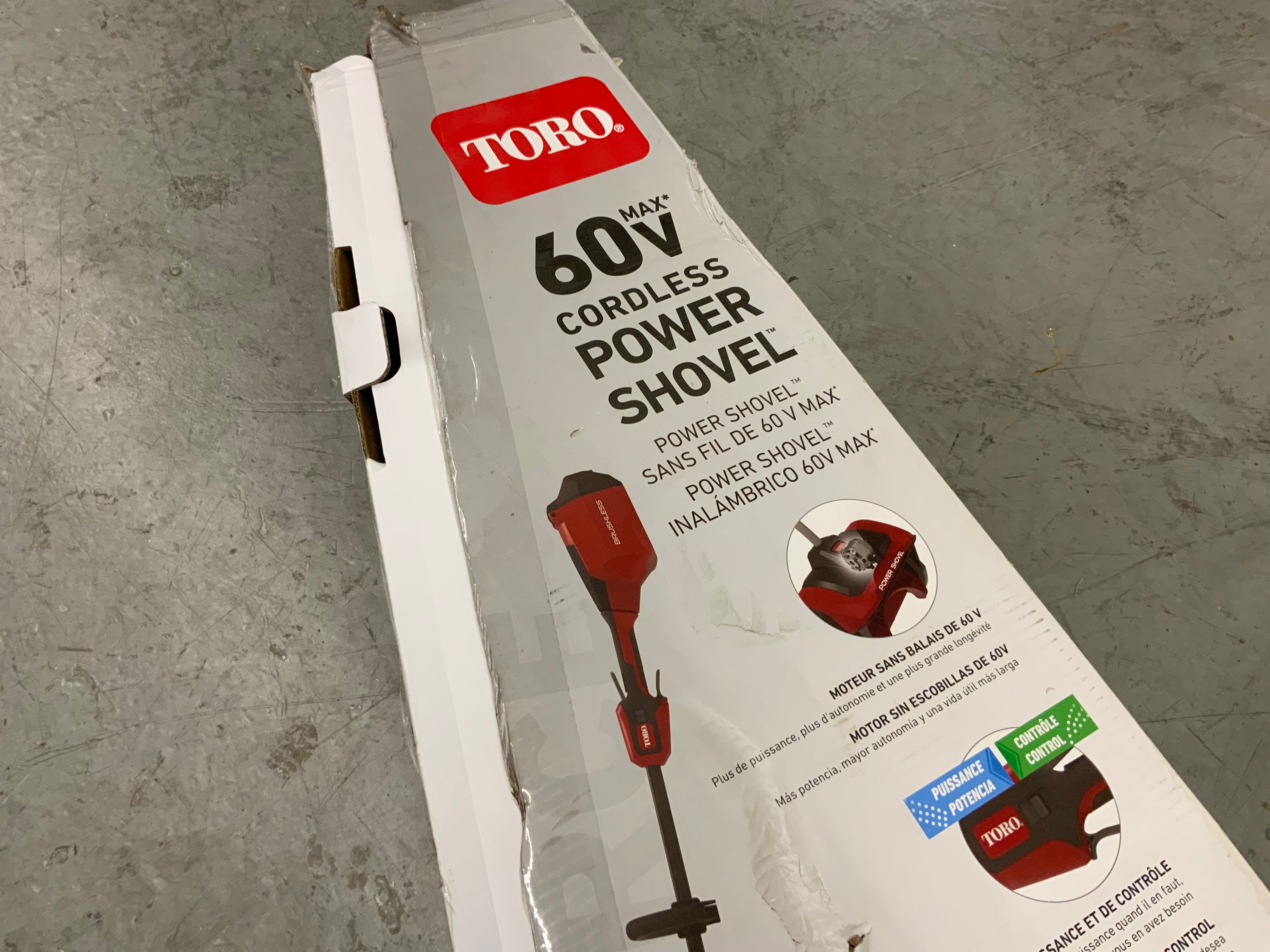 Toro 60V Power Shovel Cordless Snow Blower Kit 2.5 AH Battery & Charger (8161254801646)