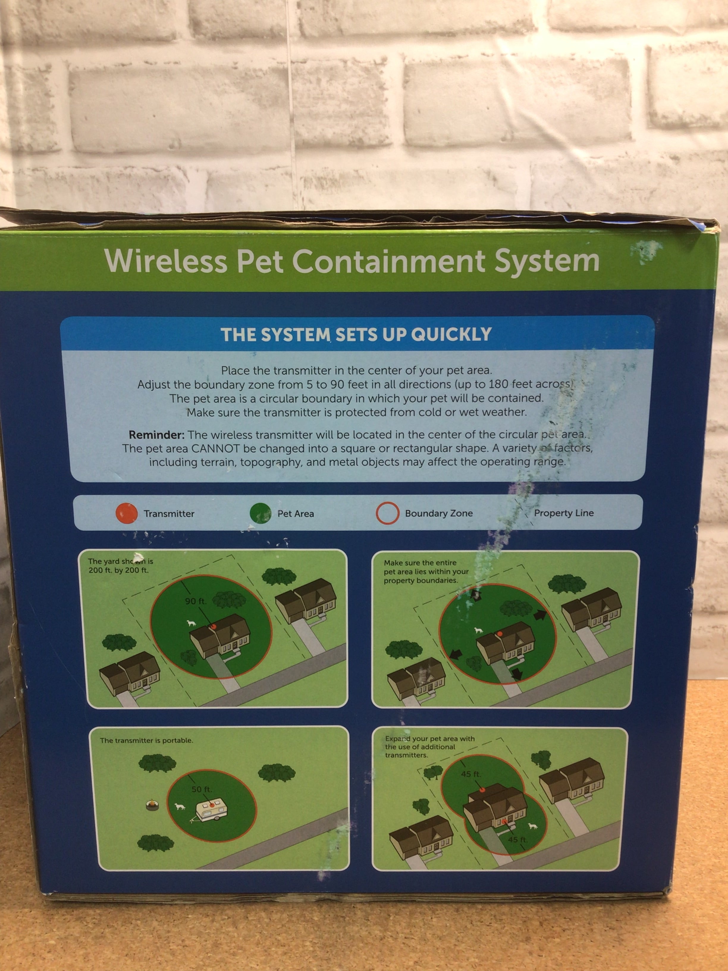PetSafe Wireless Pet Fence Pet Containment System, Covers up to 1/2 Acre (7951552938222)