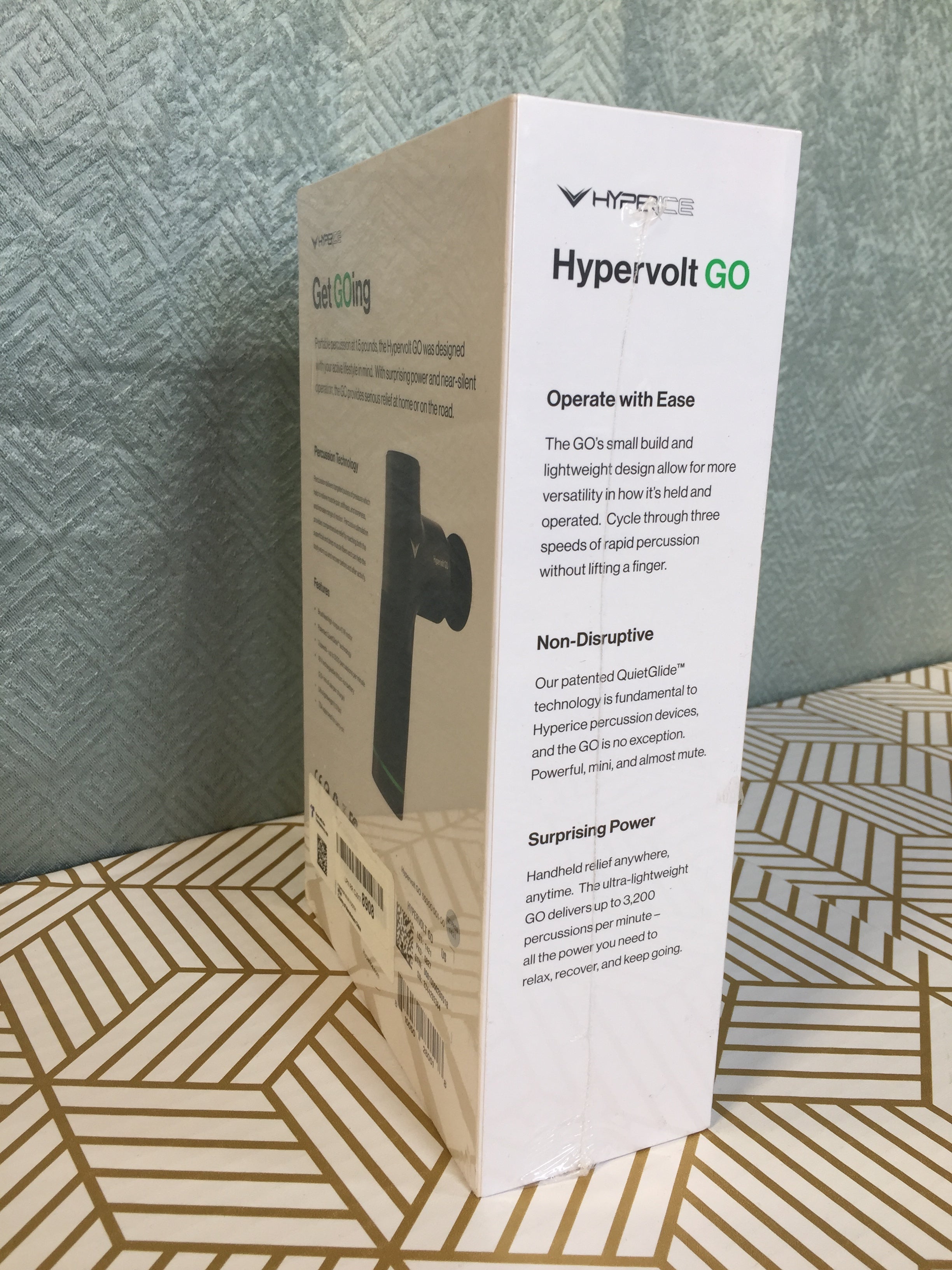 Hyperice Hypervolt GO - Deep Tissue Percussion Massage Gun (7658659348718)