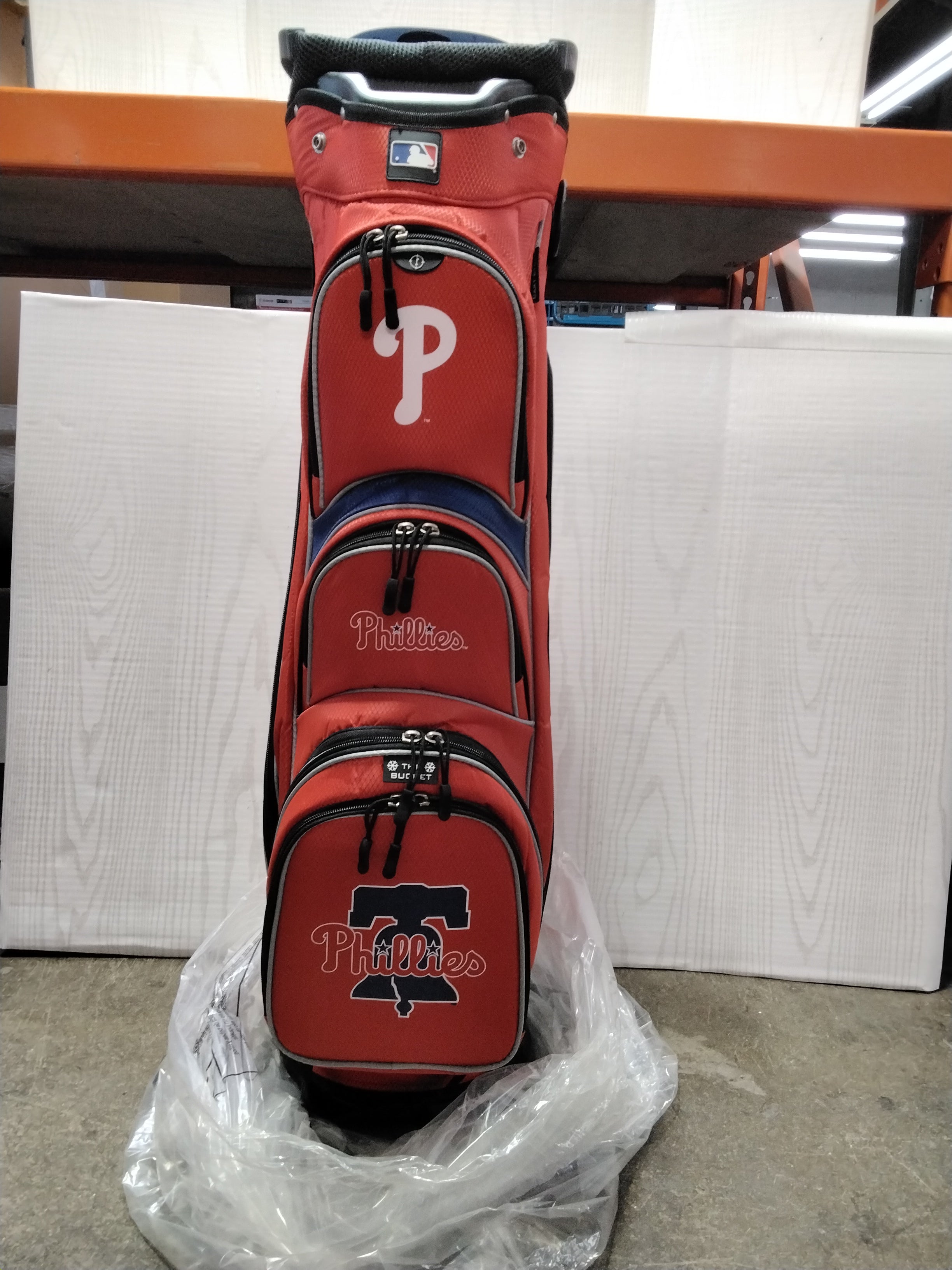 Team Effort MLB The Bucket II Cooler Cart Bag, Phillies (7727862546670)
