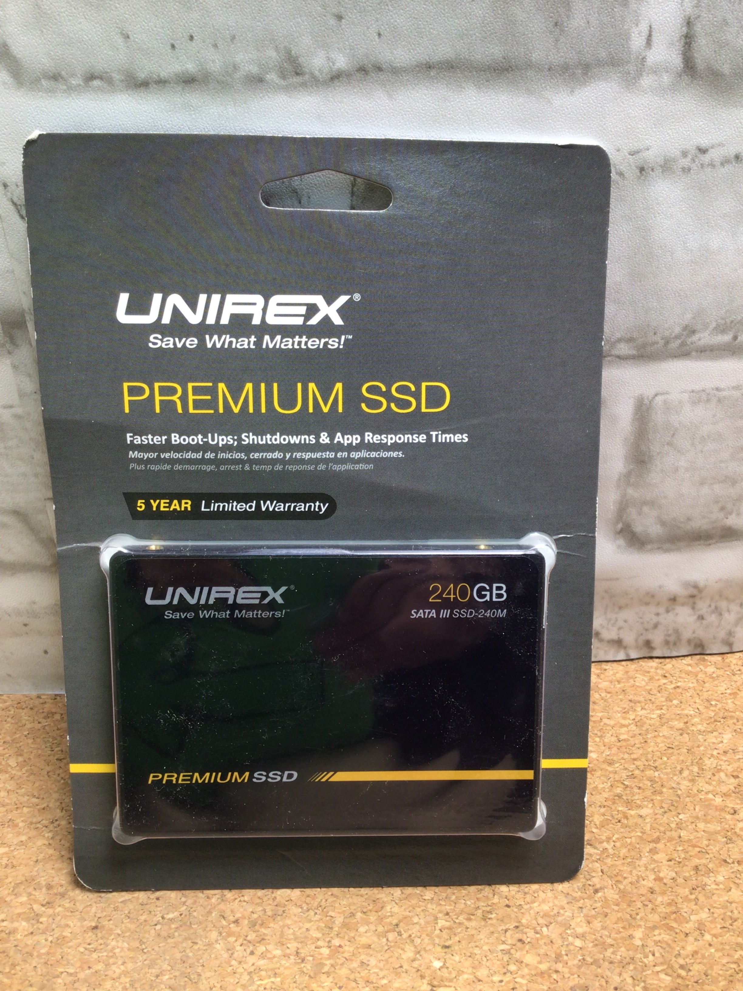 240GB Portable External SSD SATA LLL Solid State Drive 3D TLC/QLC (7960297570542)