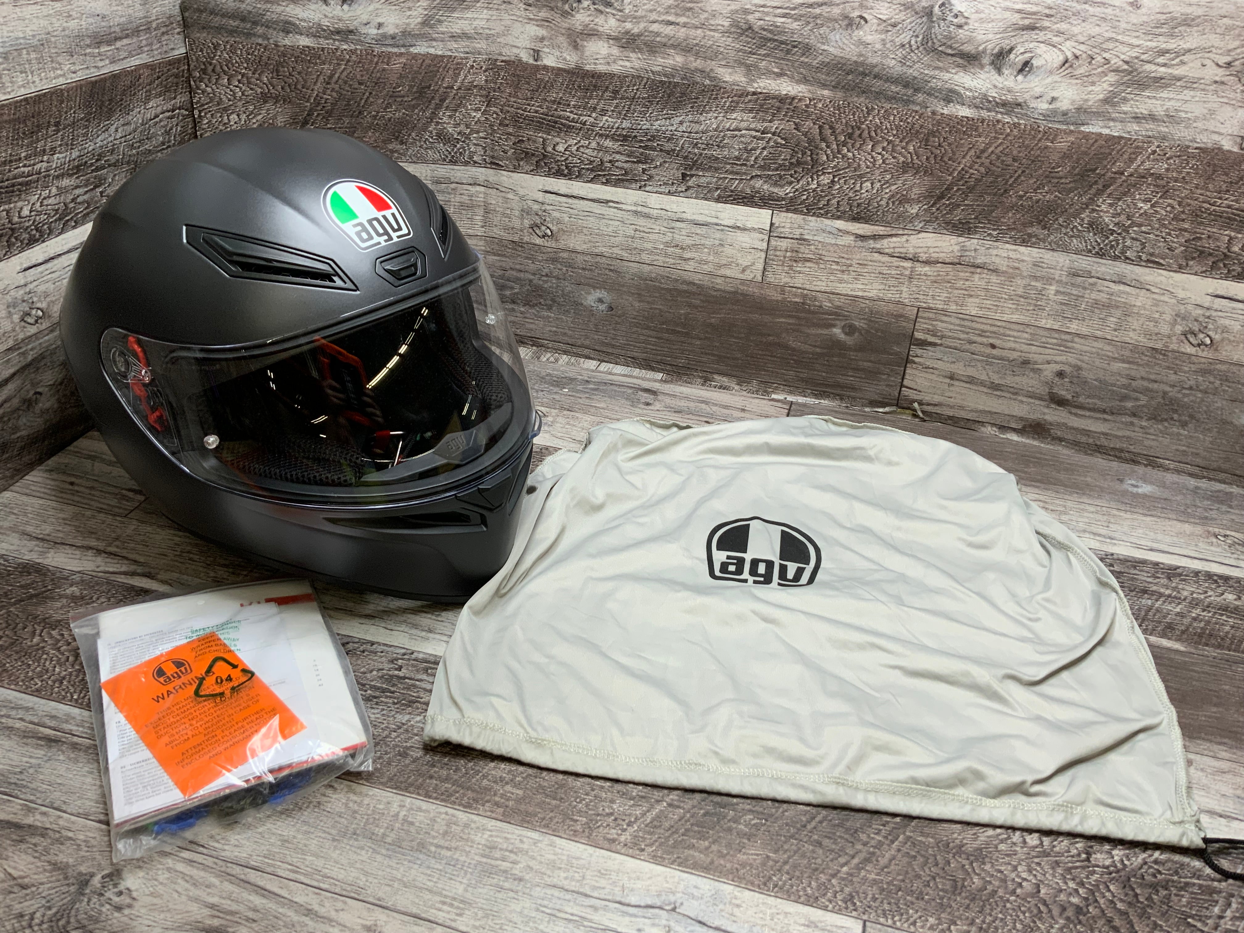 AGV K1 S Black Helmet - Extra Large, Matte Black (8098453553390)