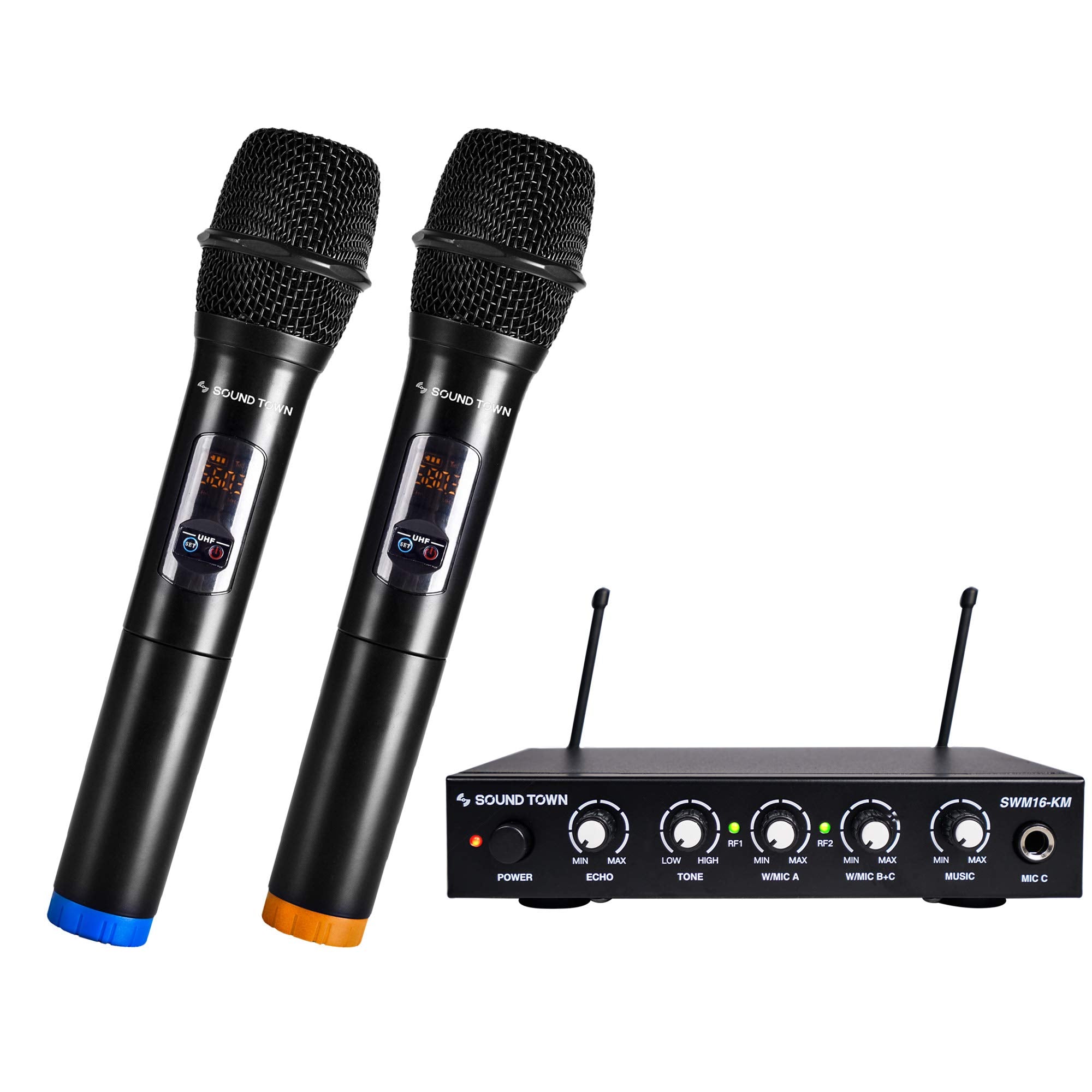 Sound Town UHF 16 Channels Wireless Microphone System (7572555530478)