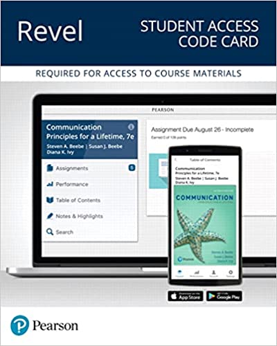 Revel for Communication: Principles for a Lifetime -- Access Card (What's New in Communication) (7867352973550)
