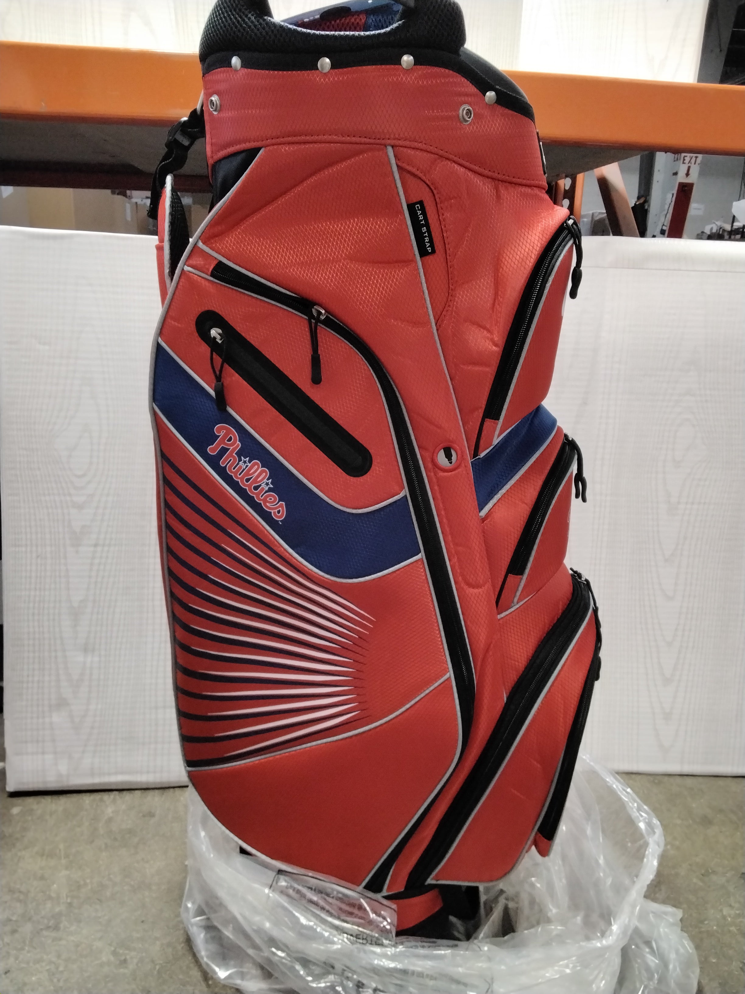 Team Effort MLB The Bucket II Cooler Cart Bag, Phillies (7727862546670)