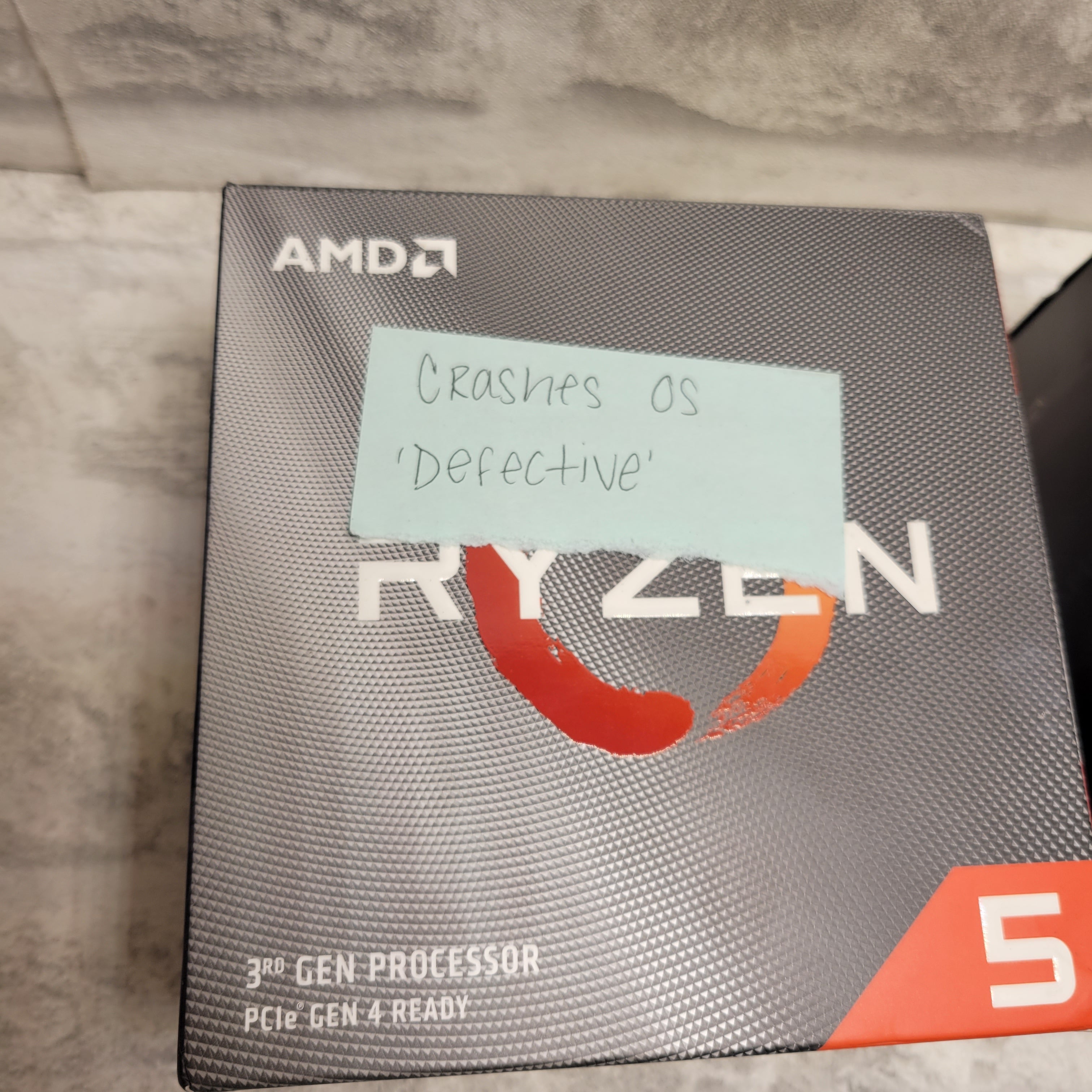 *FOR PARTS* Lot of 3, AMD Ryzen 5 3600 6-Core, 12-Thread Unlocked Processors (7885877182702)