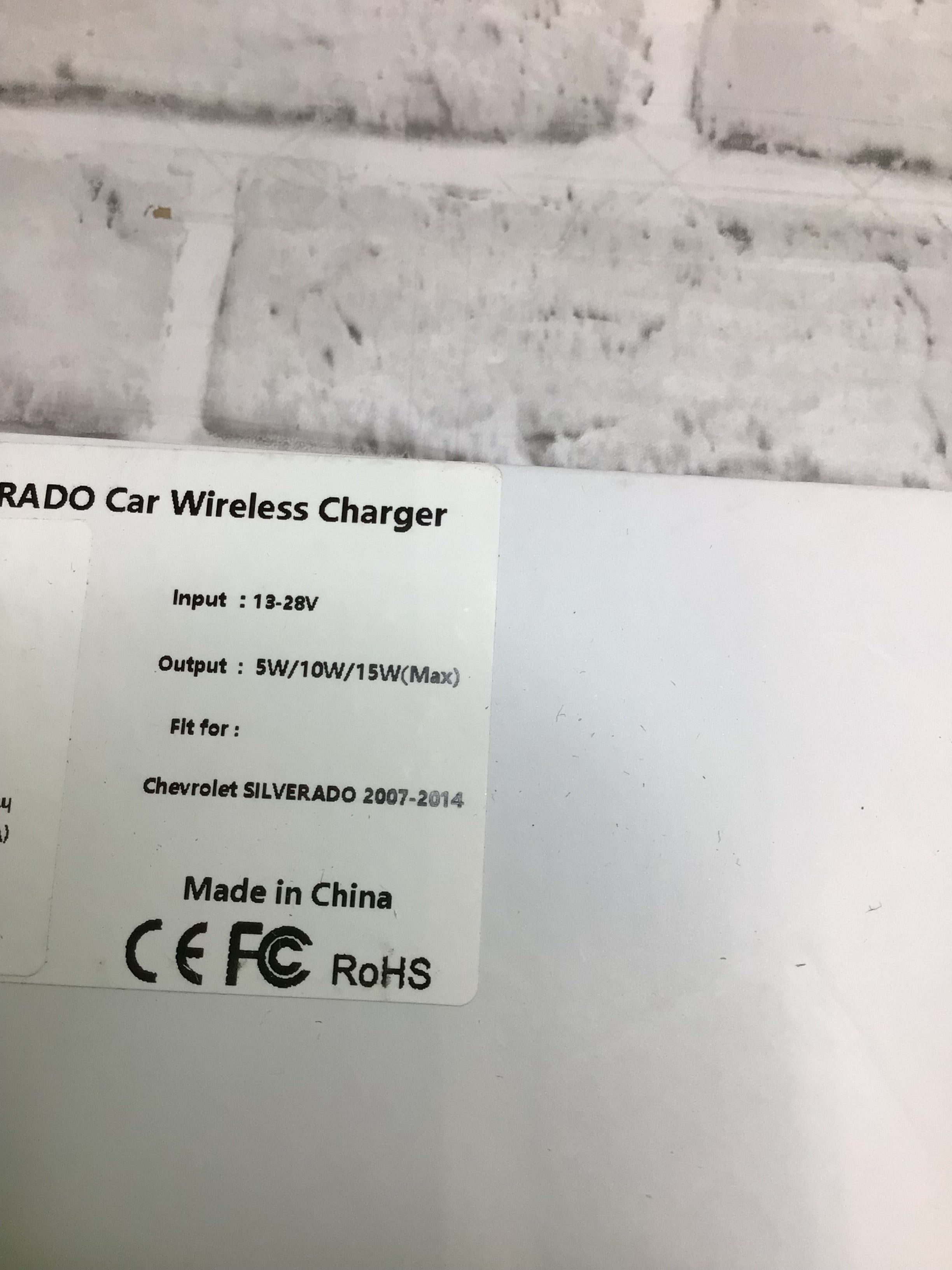 Xipex Wireless Phone Charger for 2007-2014 Chevrolet Silverado Console (8099074343150)