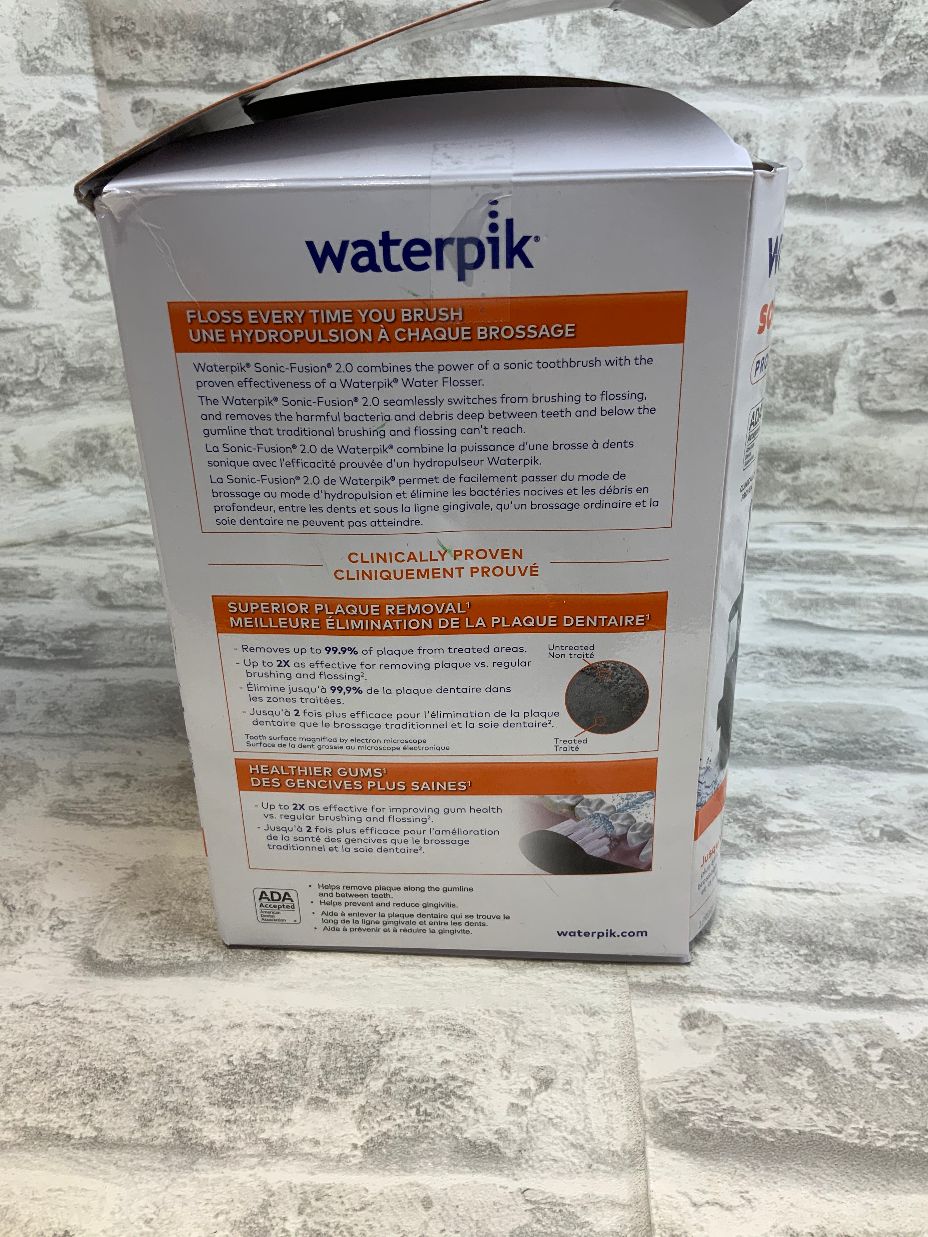 Waterpik Sonic-Fusion 2.0 Professional Flossing Toothbrush (7522097955054)