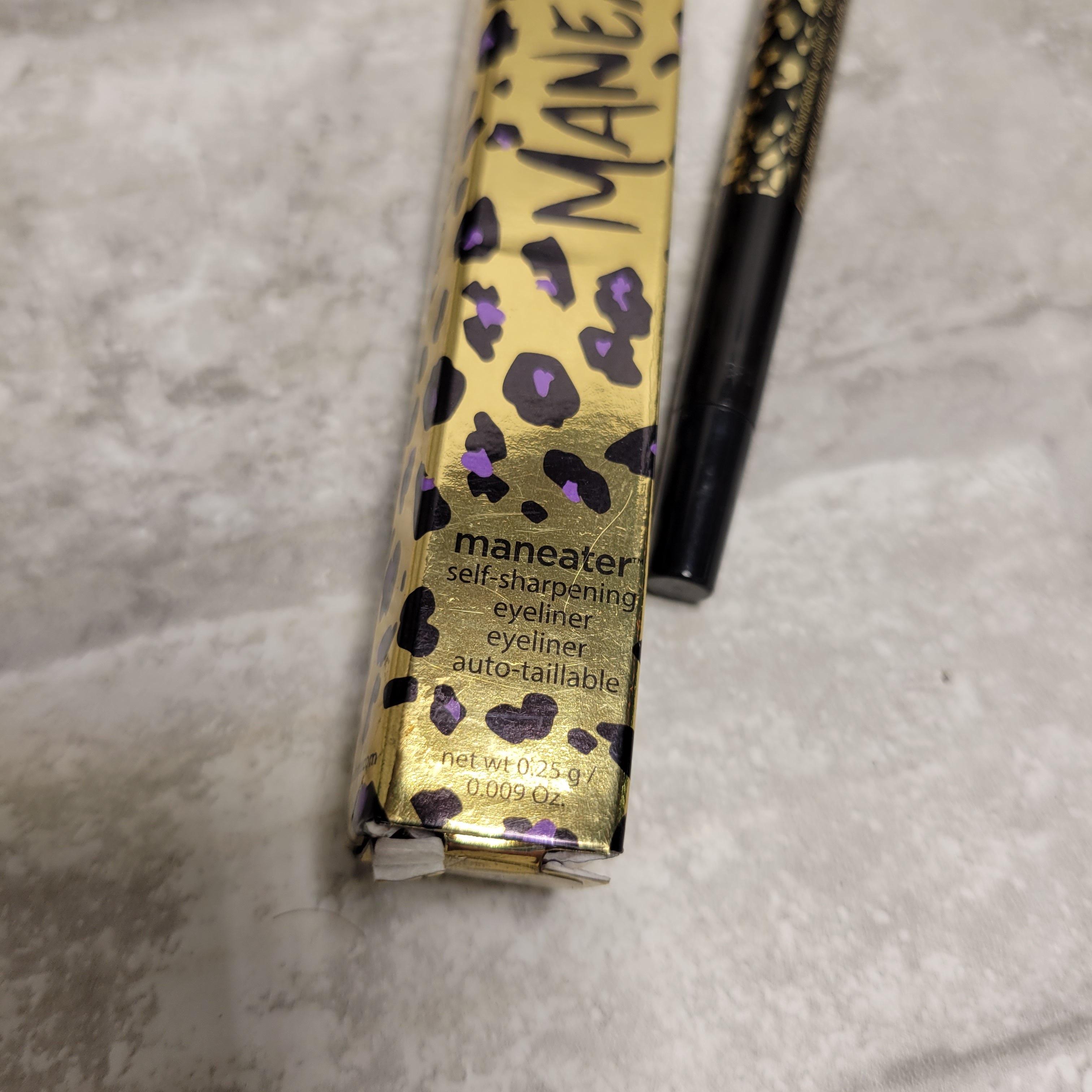 Tarte Maneater Self-Sharpening Liner Pencil Full Size Black 0.009 oz (8069034639598)