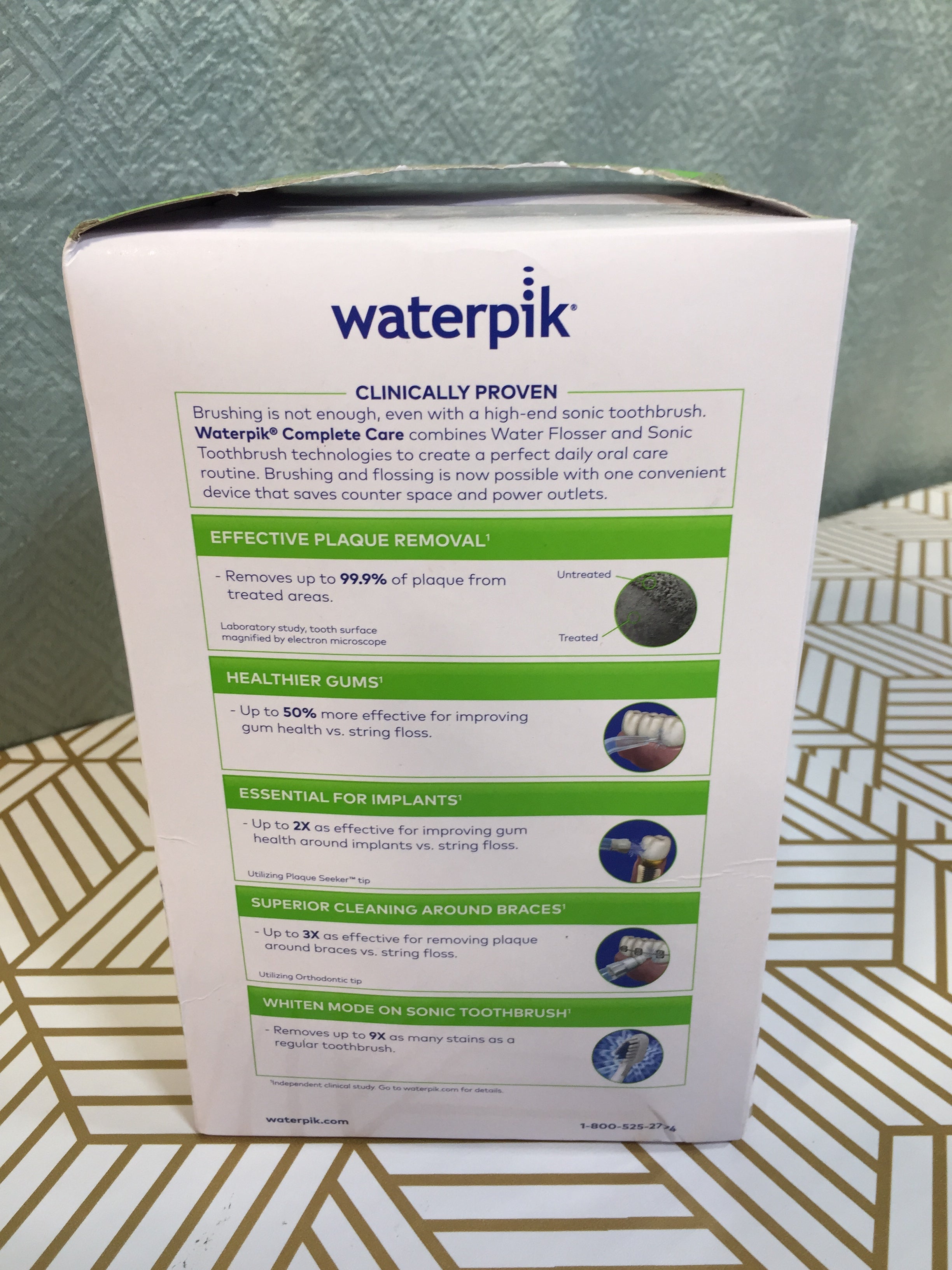 Waterpik WP-861 Blue/White Complete Care 5.0 (7656142602478)
