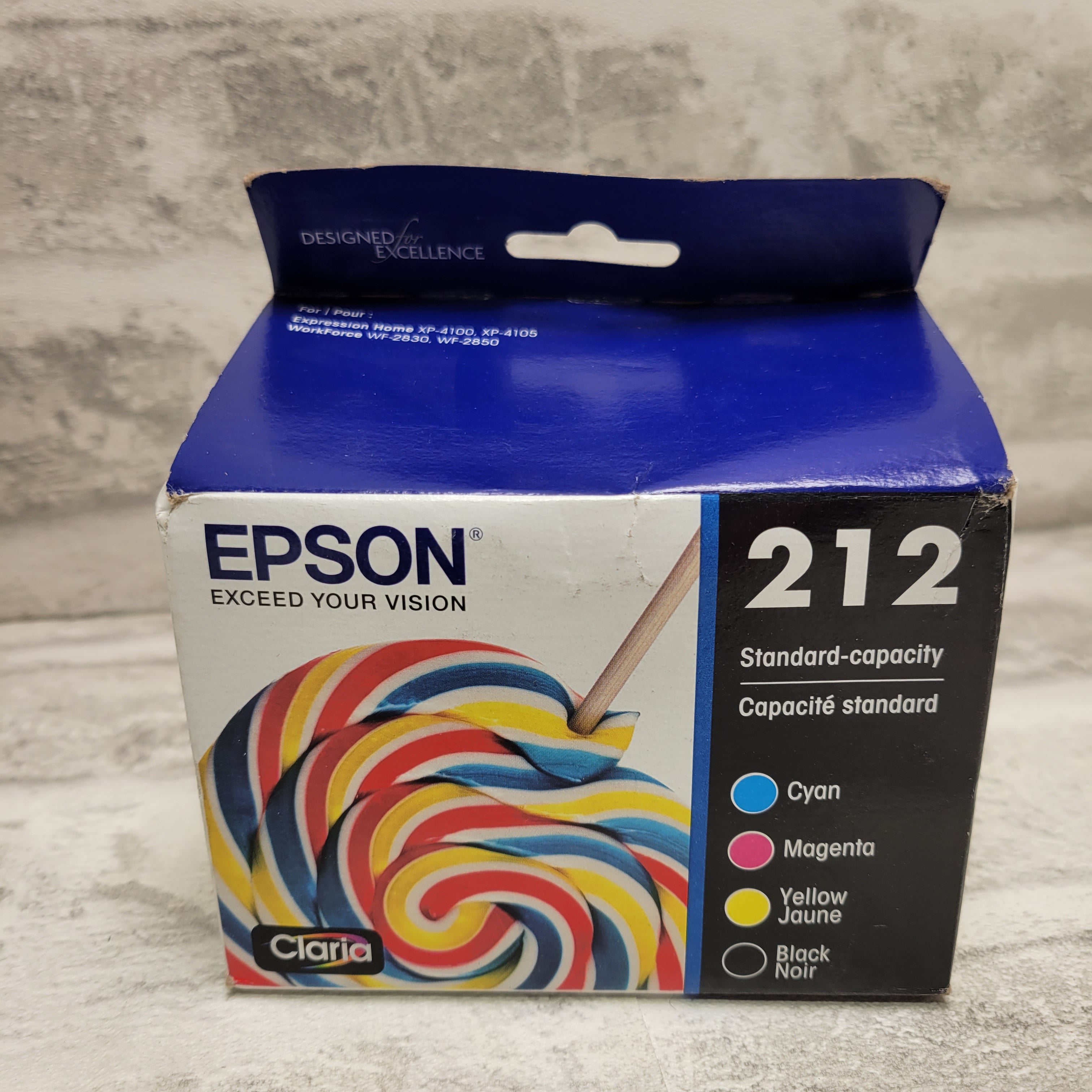 EPSON T212 Claria -Ink Standard Capacity Black & Color (T212120-BCS) Exp 12/2022 (7624128692462)