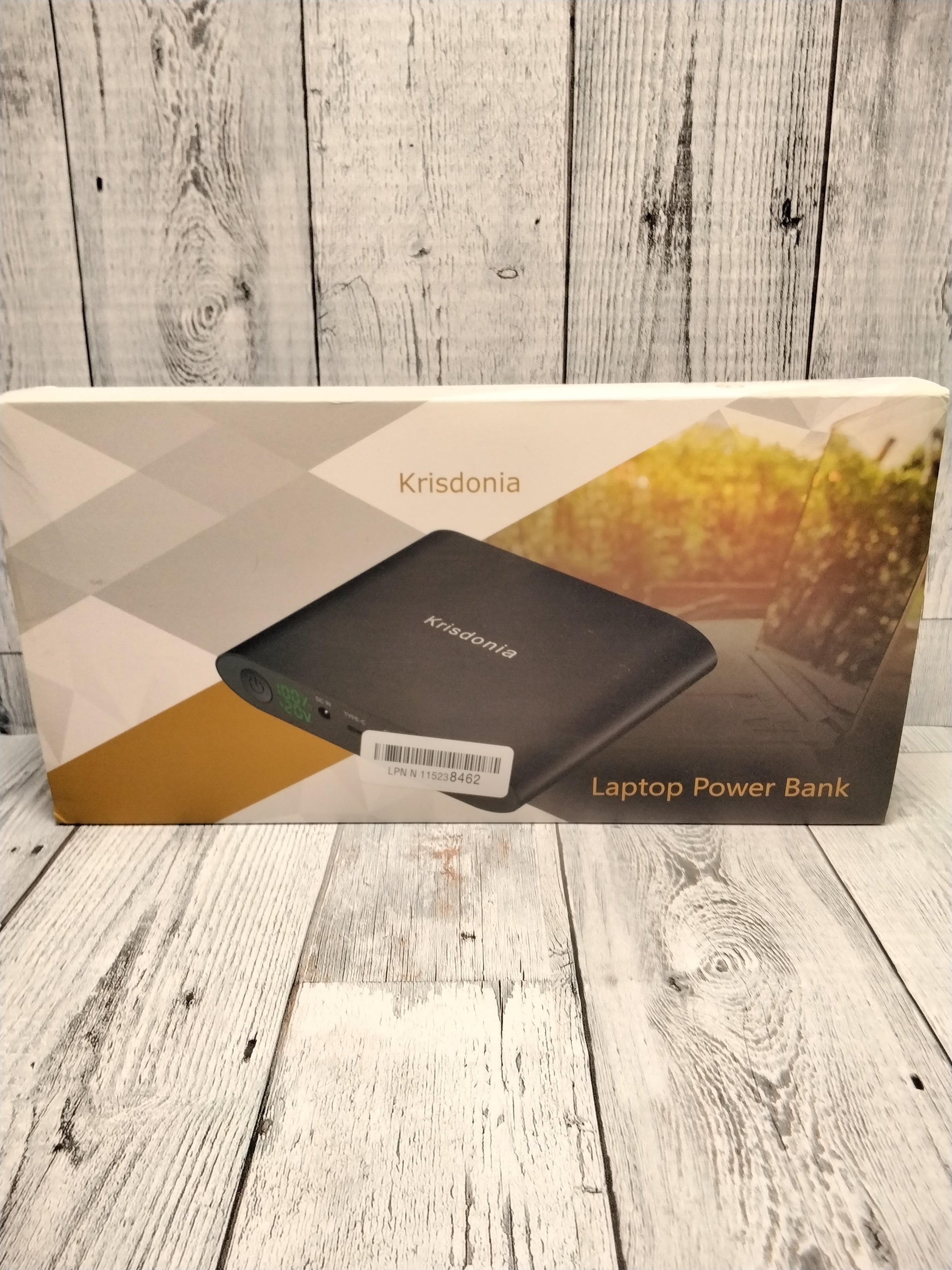 Krisdonia Portable Laptop Power Bank 25000mAh ( TSA-Approved ) *Open/New* (7777855504622)