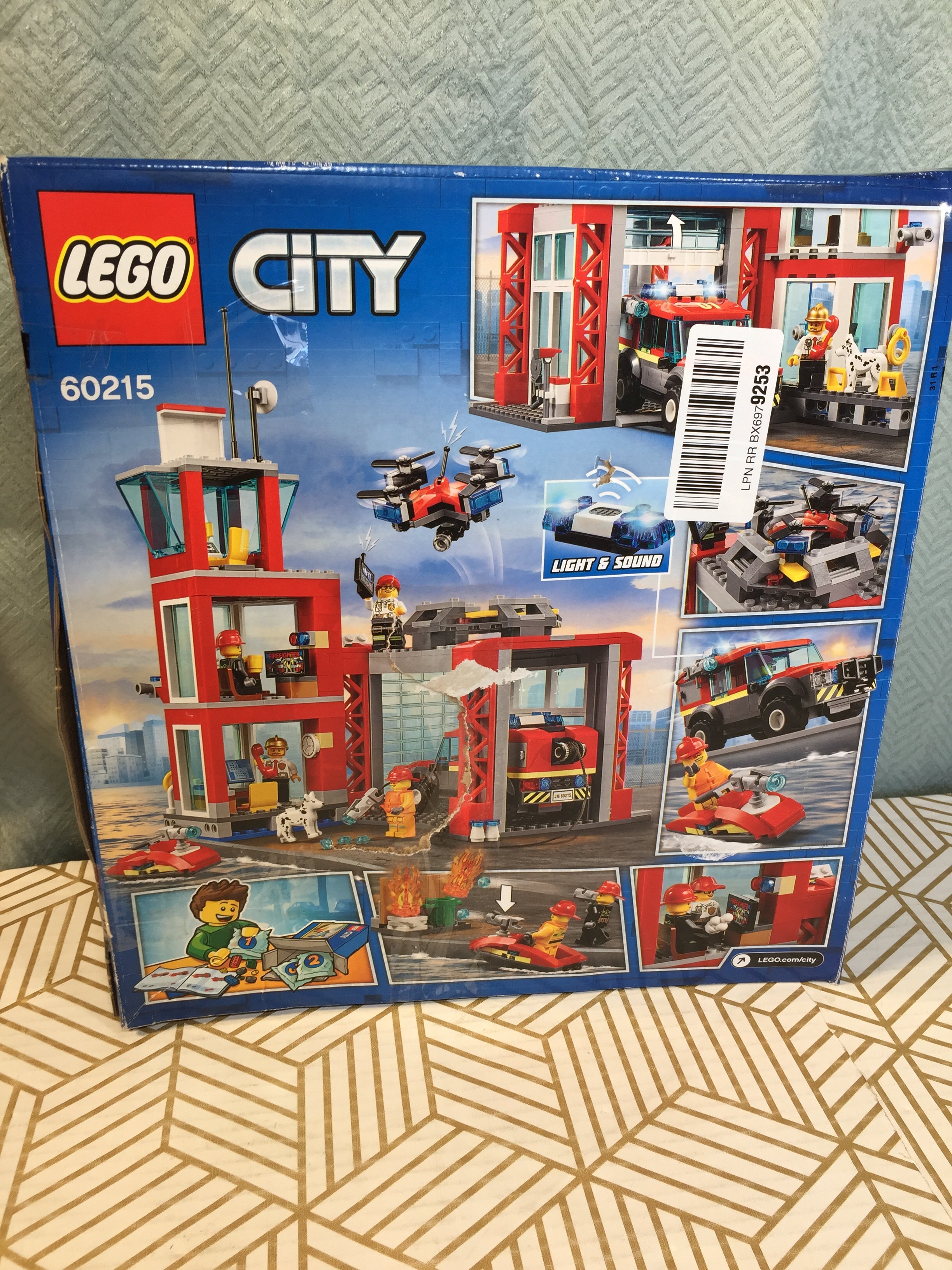 LEGO City Fire Station 60215 Fire Rescue Tower Building Set *OPEN BOX/SEALED BAGS* (7926230810862)