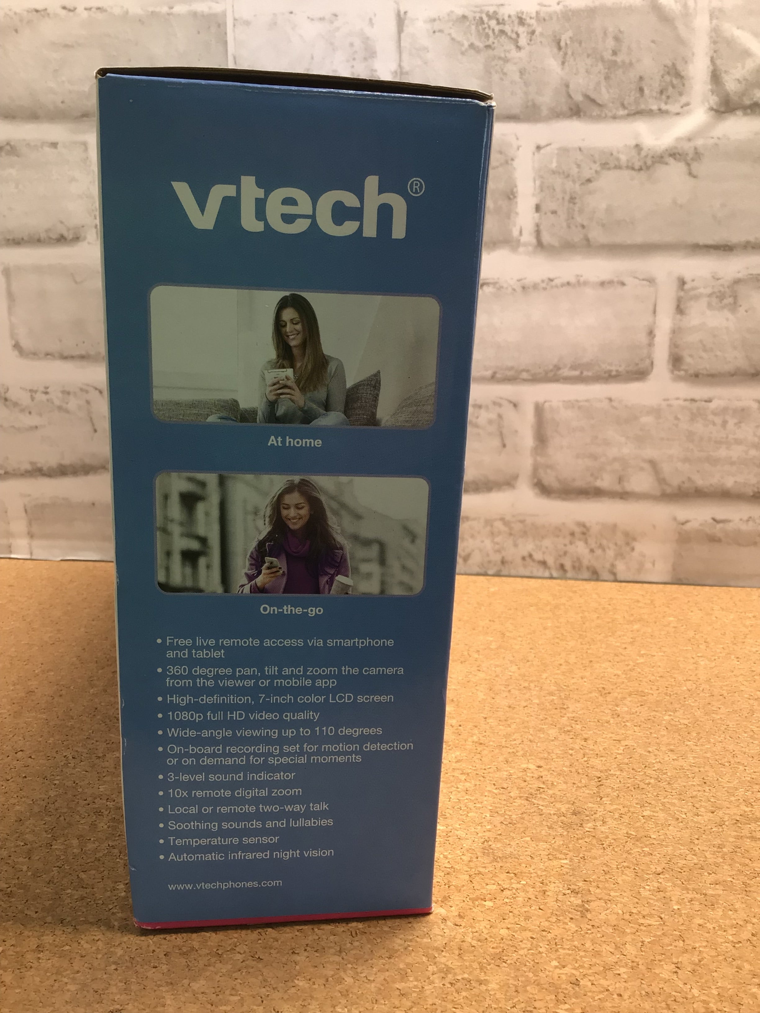VTech RM7764-2HD 1080p Smart WiFi Remote Access 2Camera BabyMonitor (7952411197678)