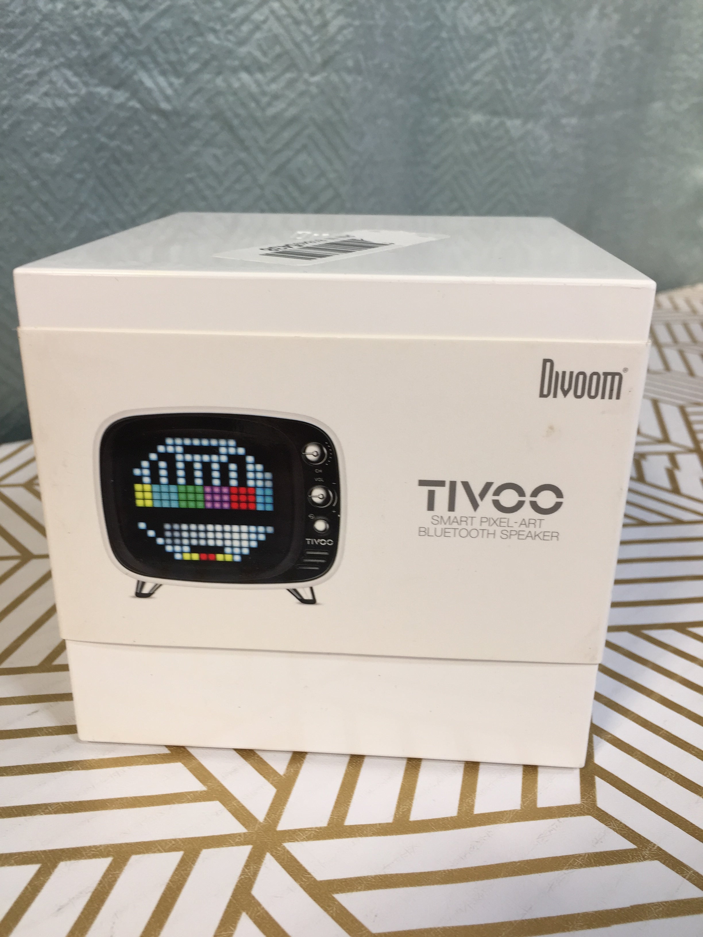 Tivoo Smart Pixel-Art Bluetooth Speaker (White) - OPEN BOX - *TESTED* (7688088387822)