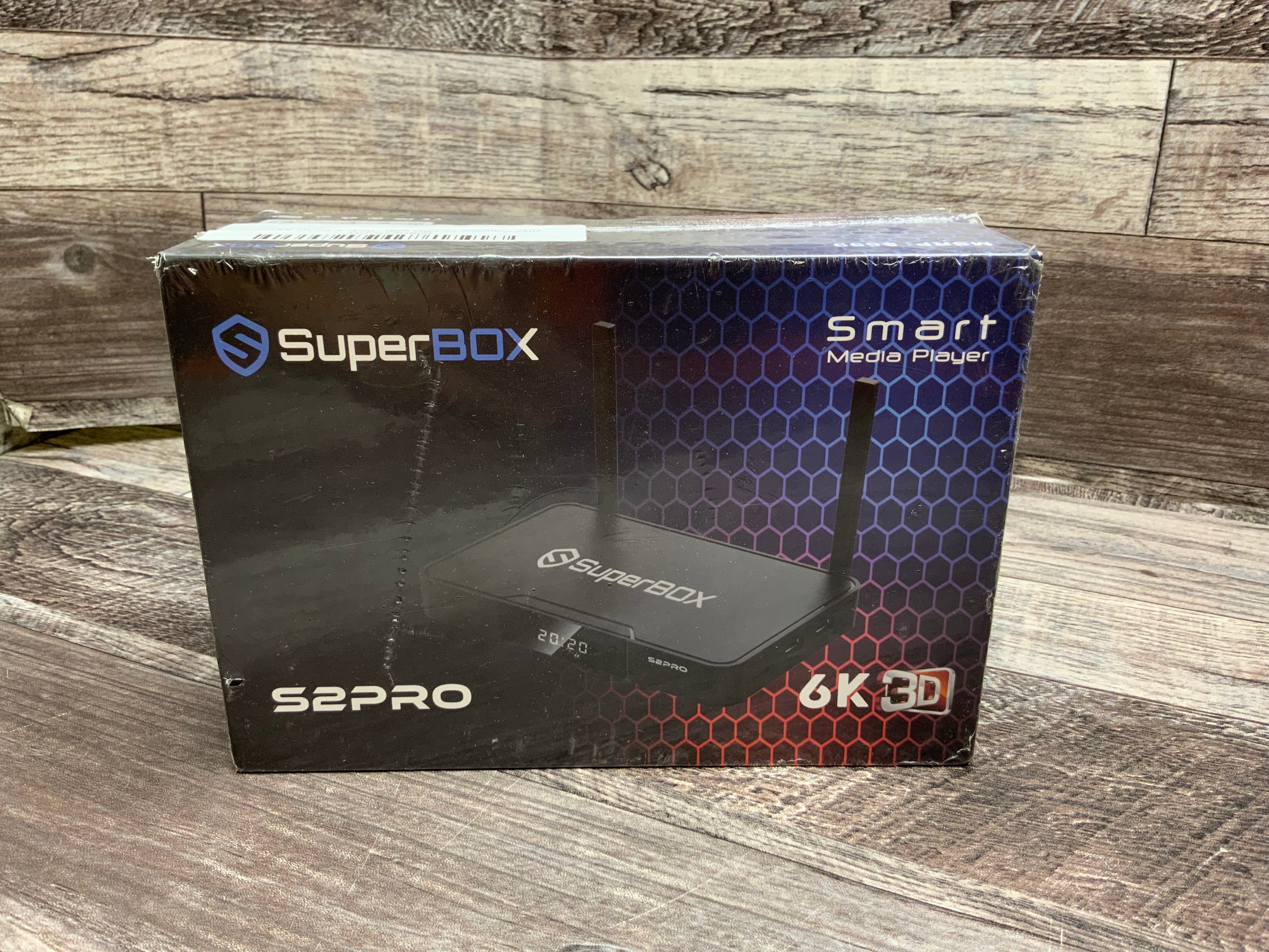 Superbox S2 Pro Media Player 6K Android 9.0 TV Dual-Band Wifi 2.4G/5G Compatible (8095013241070)