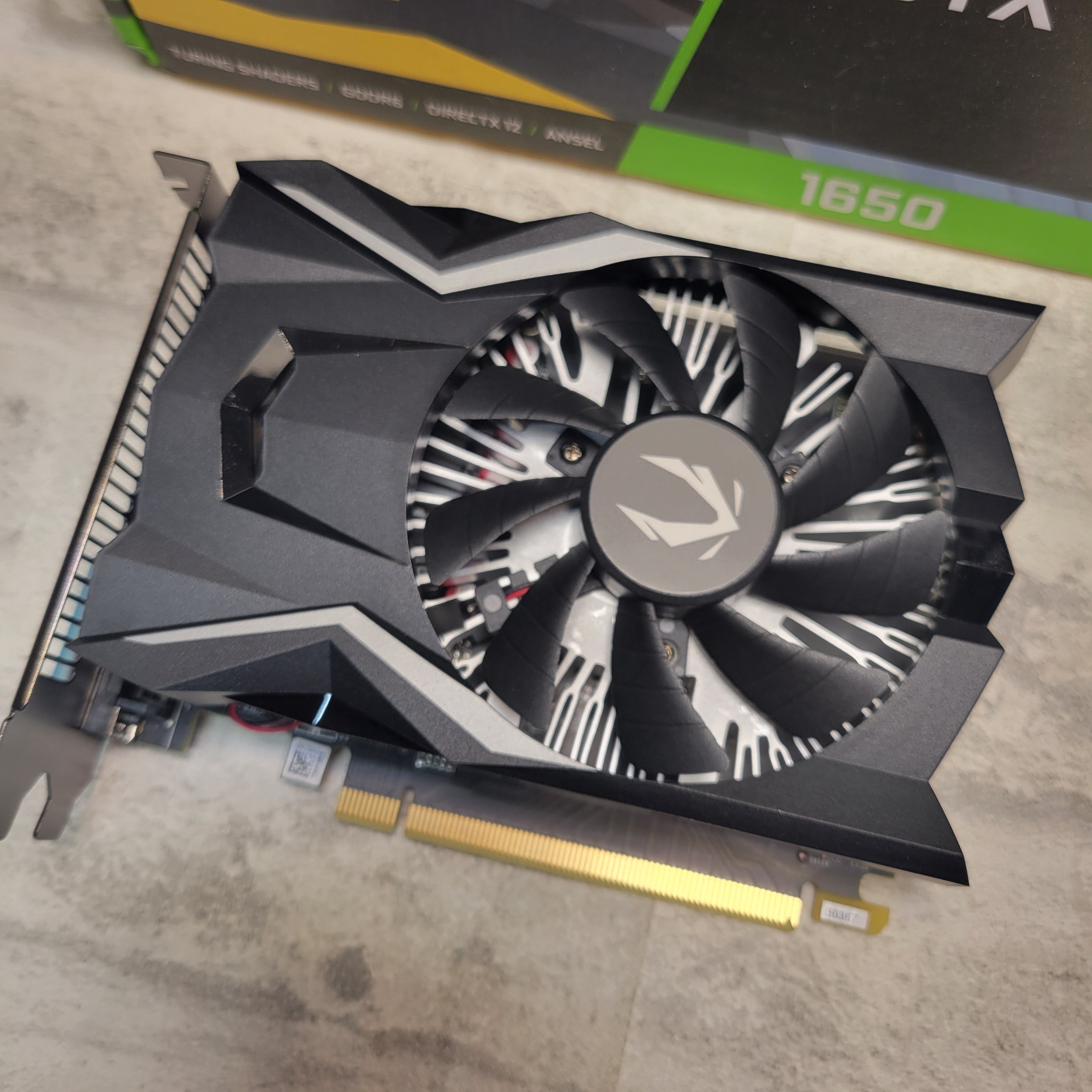 ZOTAC GeForce GTX 1650 OC 4GB GDDR6 128-bit Gaming Graphics Card, ZT-T16520F-10L (7829669904622)
