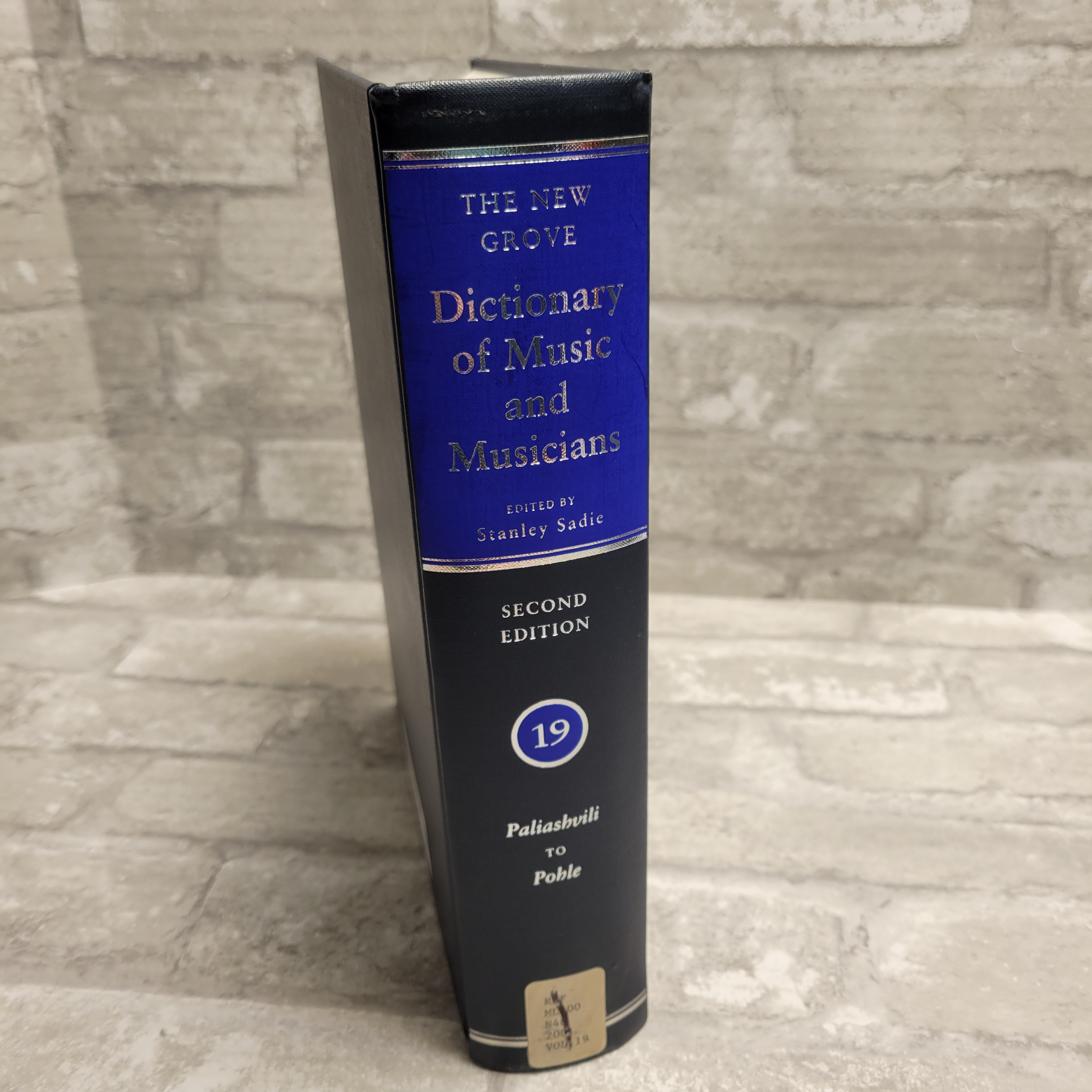 The New Grove Dictionary of Music and Musicians, 2nd Ed, Vol 19 (8056493605102)