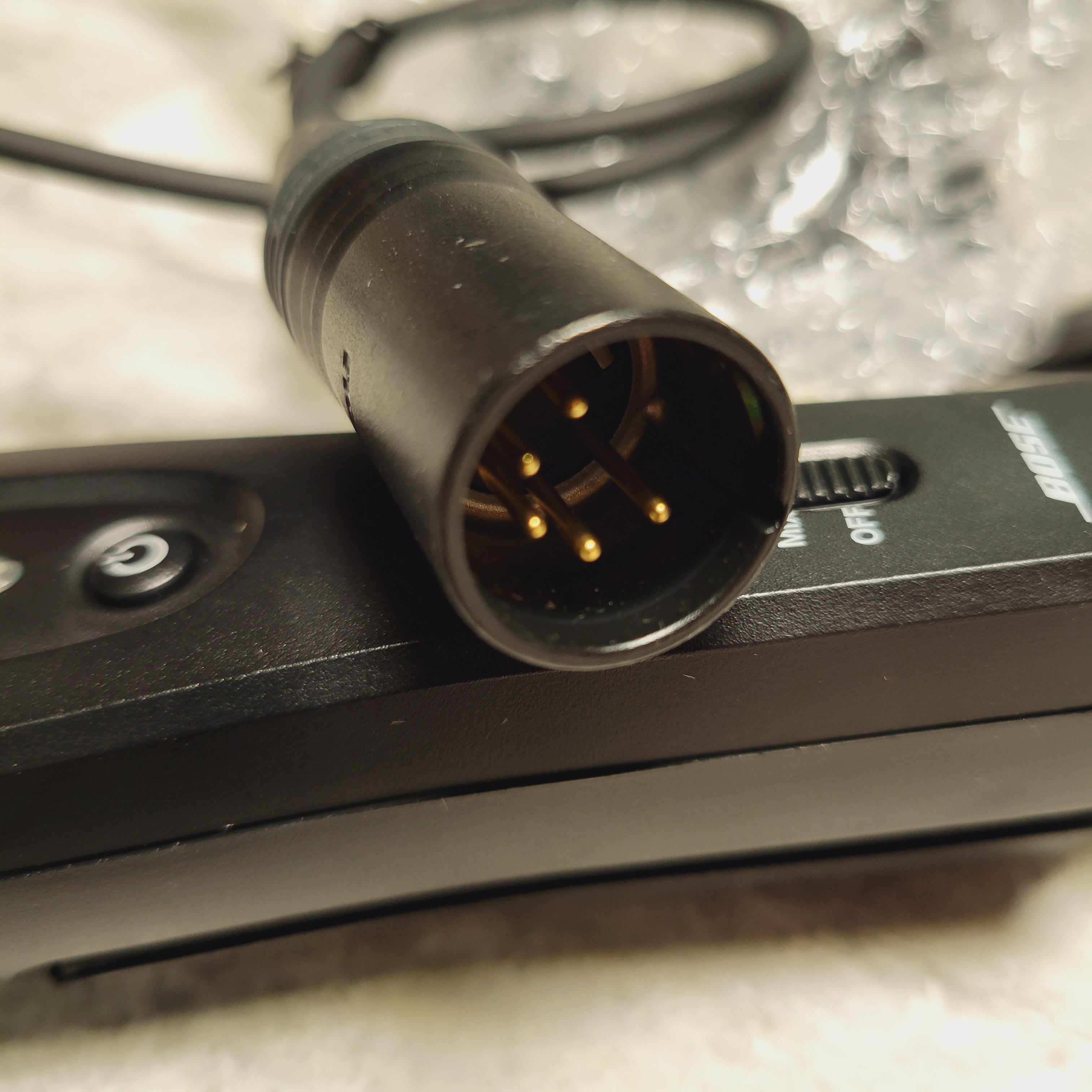 Bose A20 Cable Assembly Straight Cord, XLR Connector