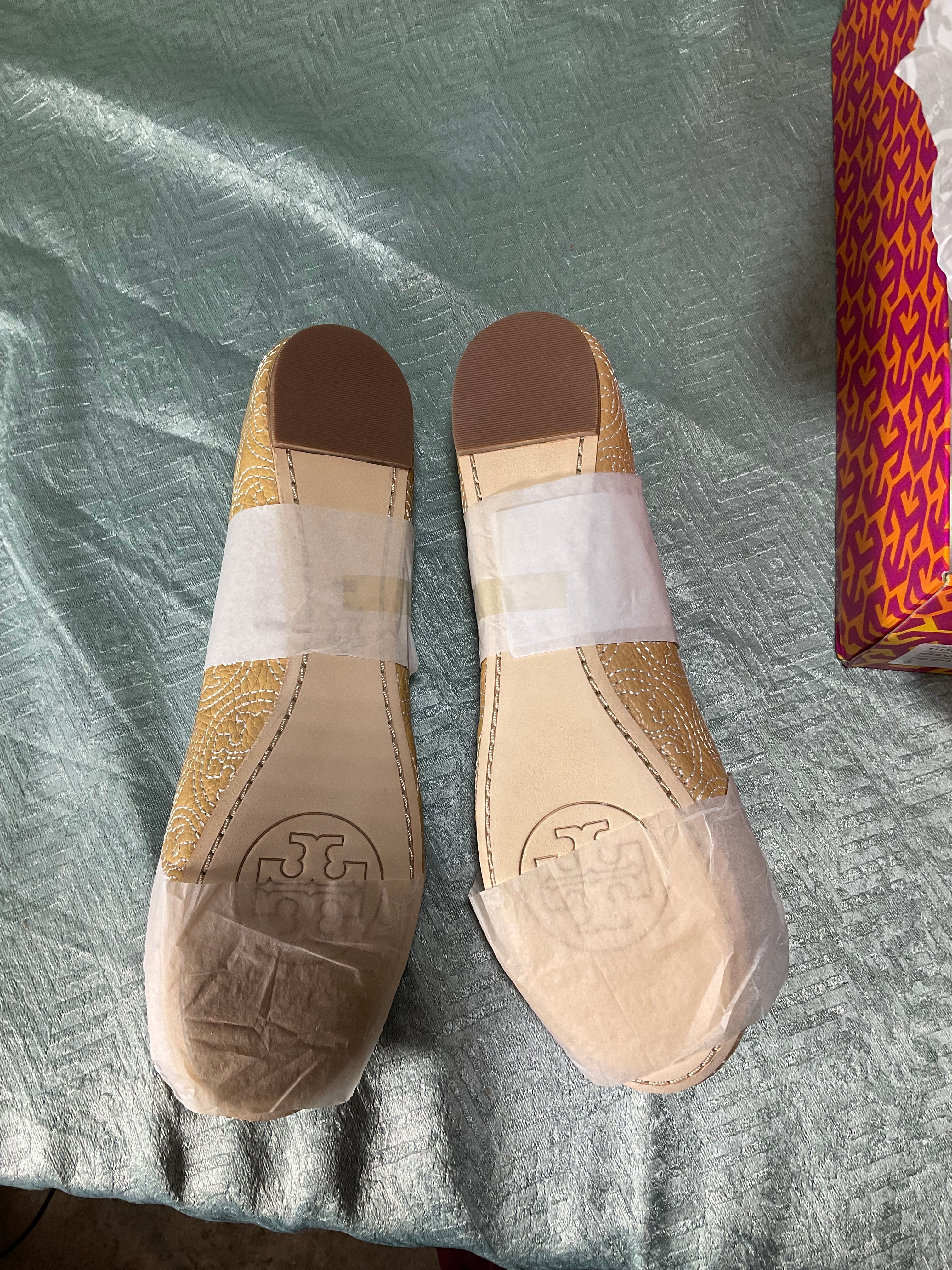 Tory Burch Chelsea Women's Flats & Oxfords Iced Coffee Size 9 (7443620921582)
