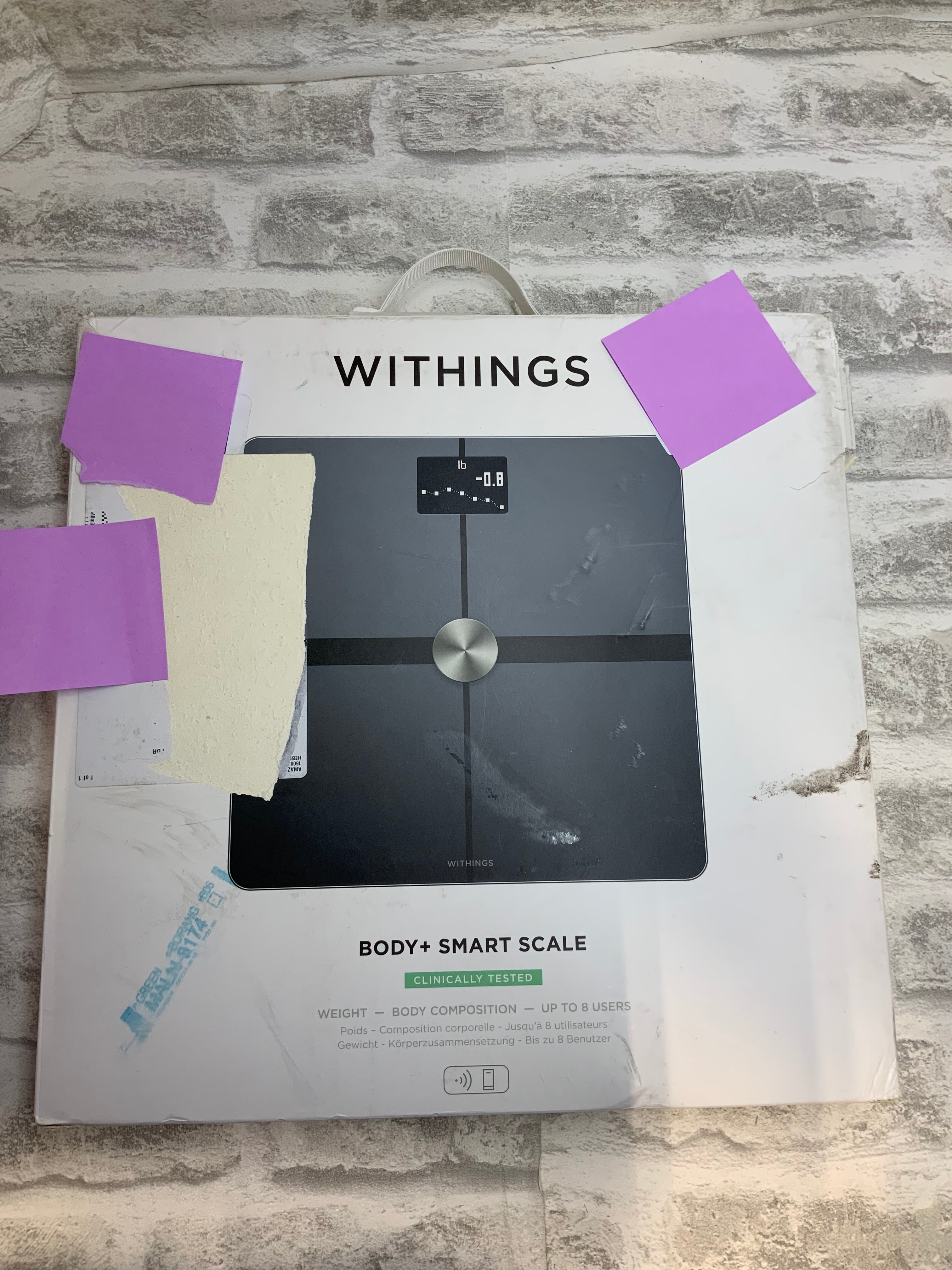 Withings Body+ - Digital Wi-Fi Smart Scale (7546465779950)
