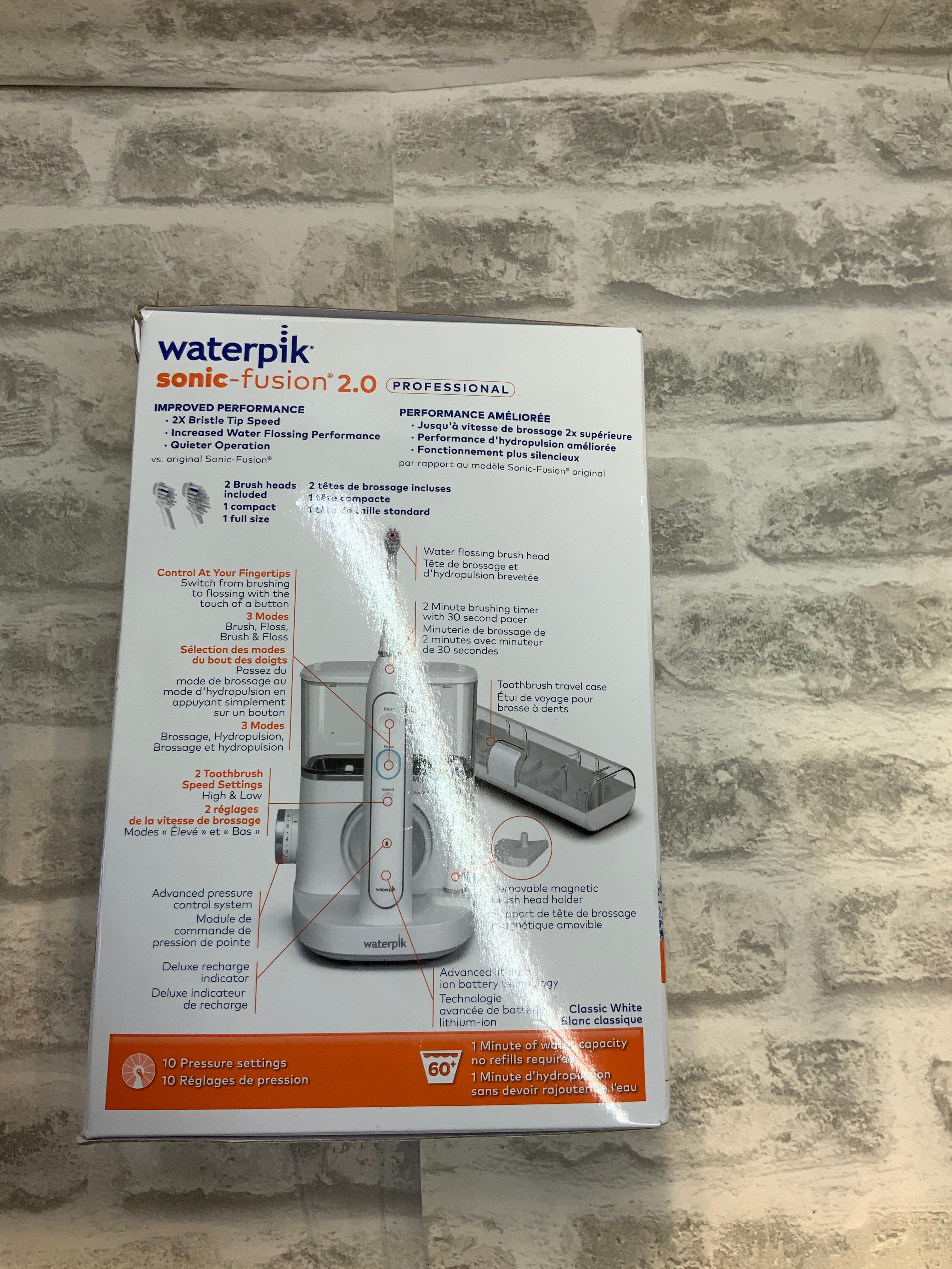 Waterpik Sonic-Fusion 2.0 Professional Flossing Toothbrush (7539686113518)