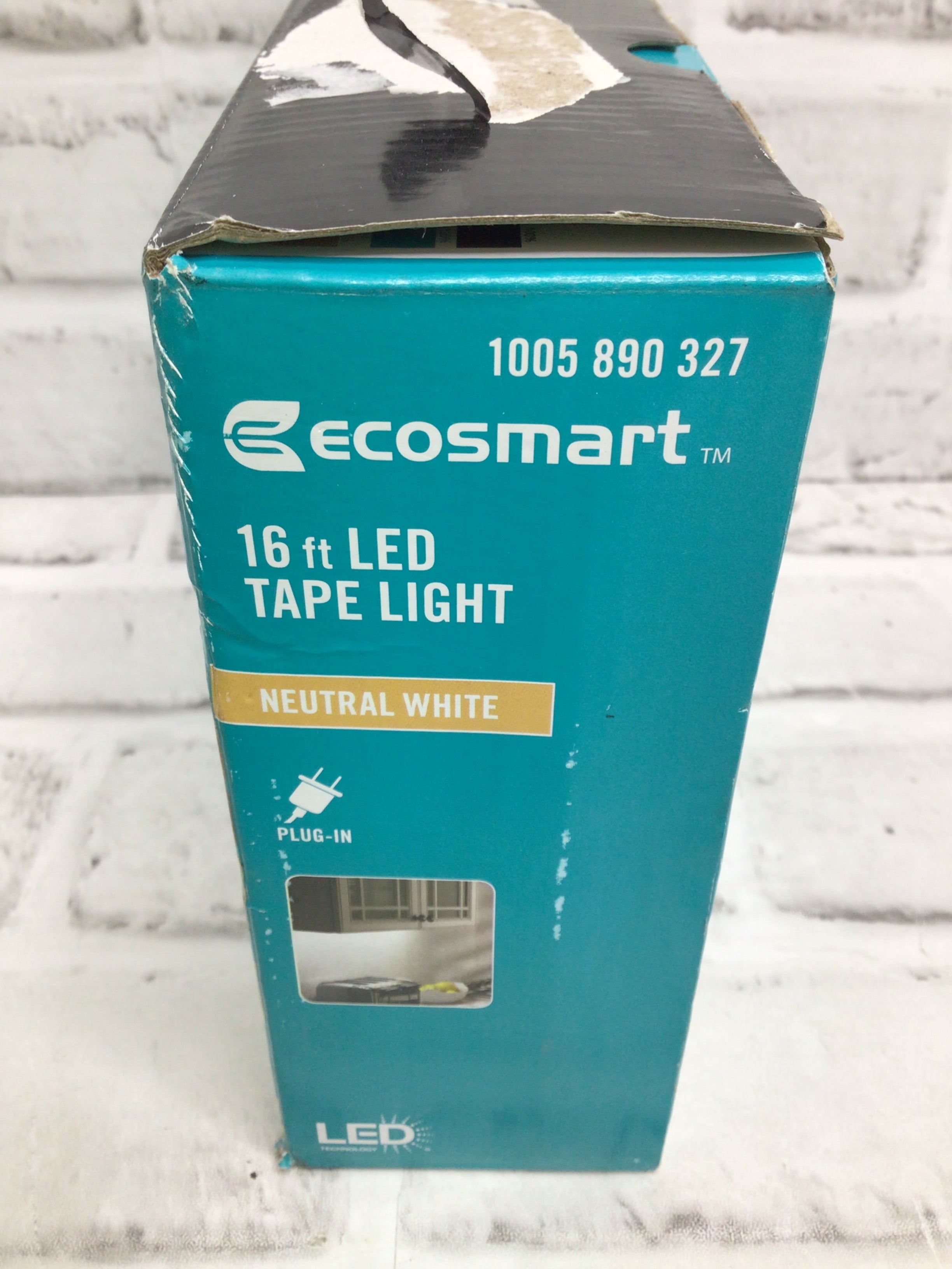 EcoSmart 16 ft. Indoor Neutral White LED Strip Light **OPEN BOX** (8161252606190)