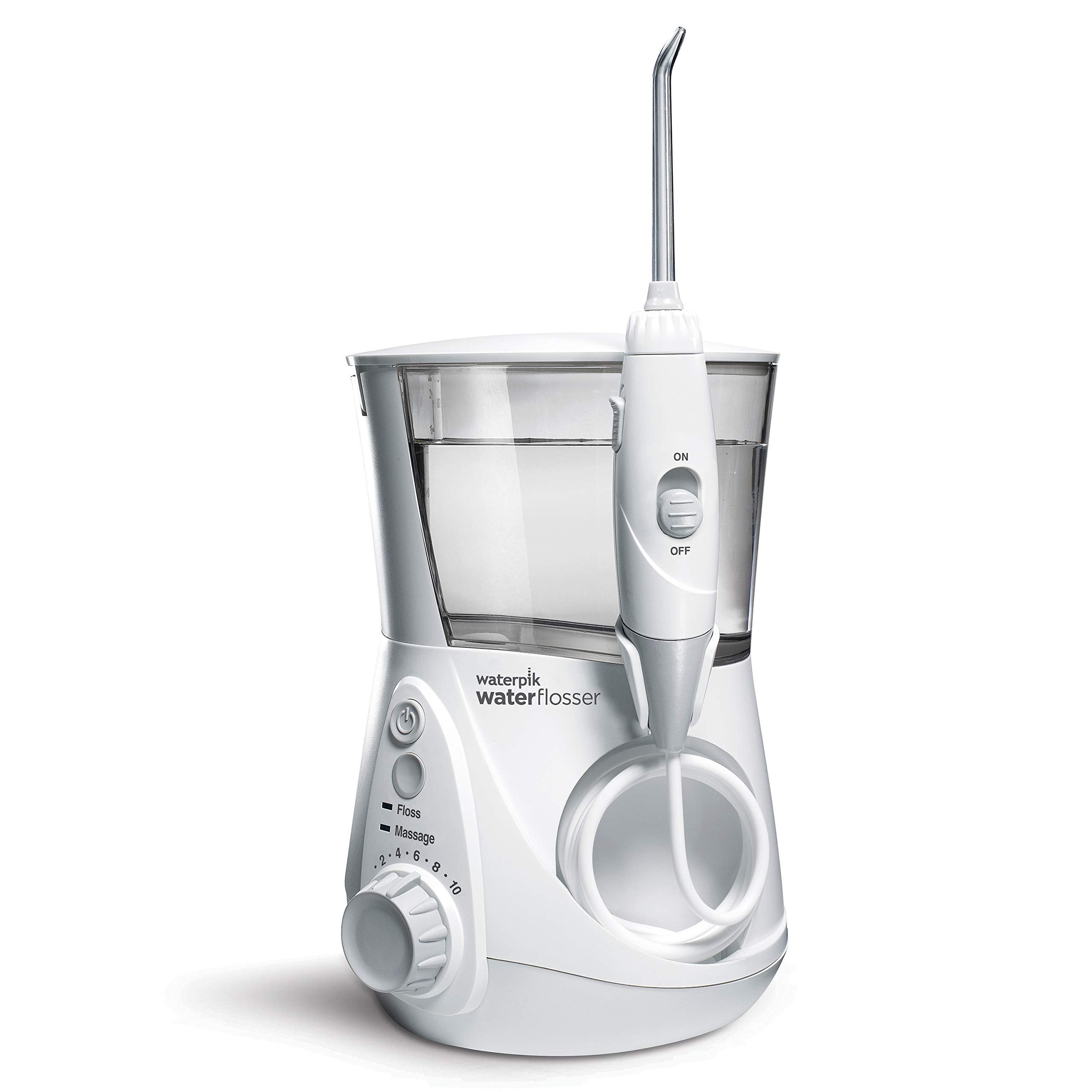 Waterpik Aquarius Water Flosser Professional 10 Settings, 7 Tips White WP-660 (7529082618094)