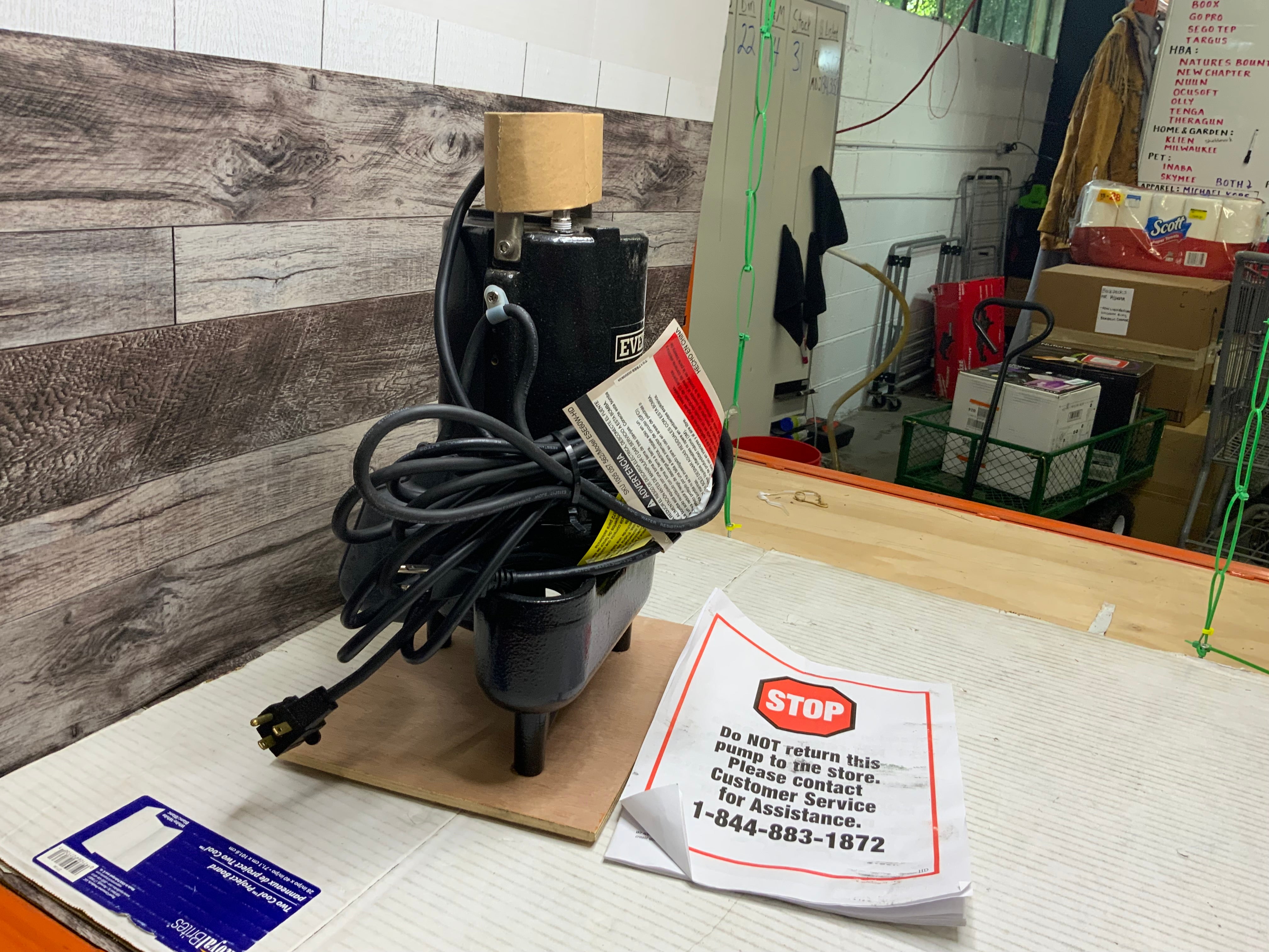 Everbilt Professional Submersible 3/4 HP Sewage Ejector Pump