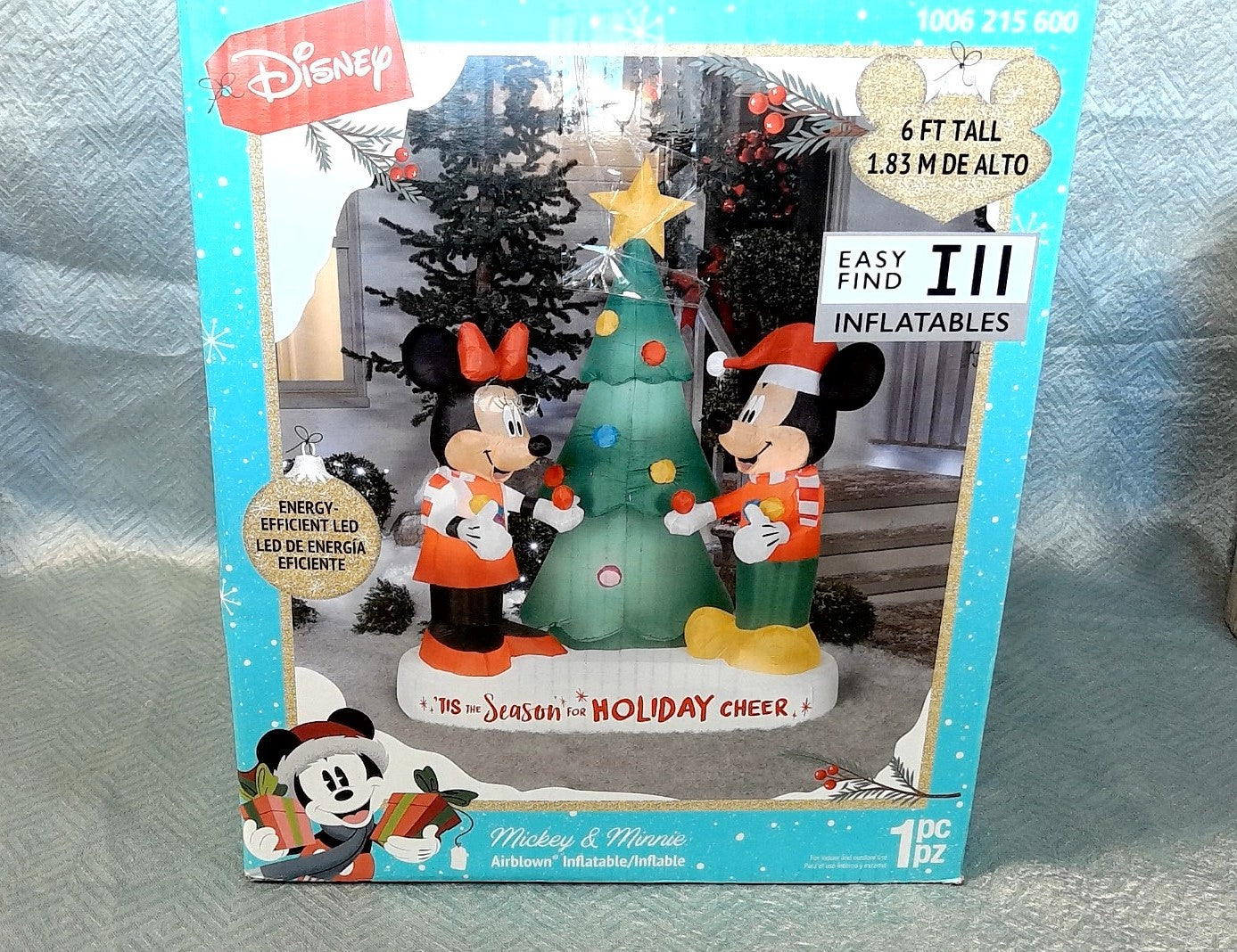 6' Inflatable Mickey & Minnie Mouse Decorating The Christmas Tree (7495026376942)