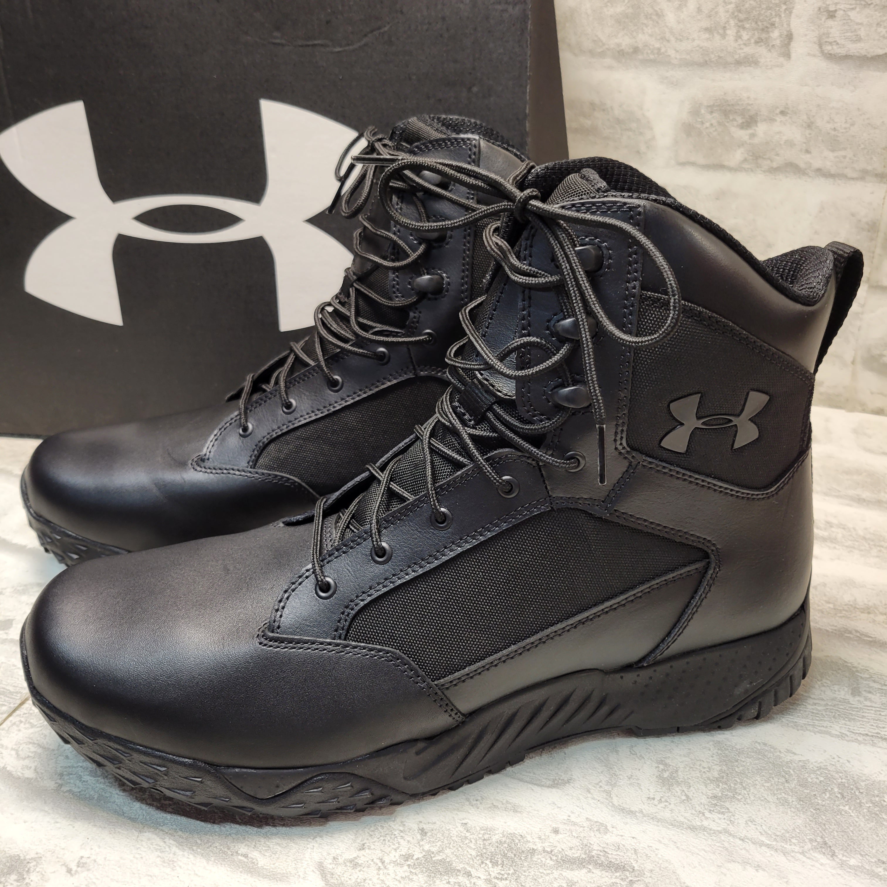 Under Armour Men's Stellar Tac Waterproof Military and Tactical Boot, 13, Black (7878184960238)