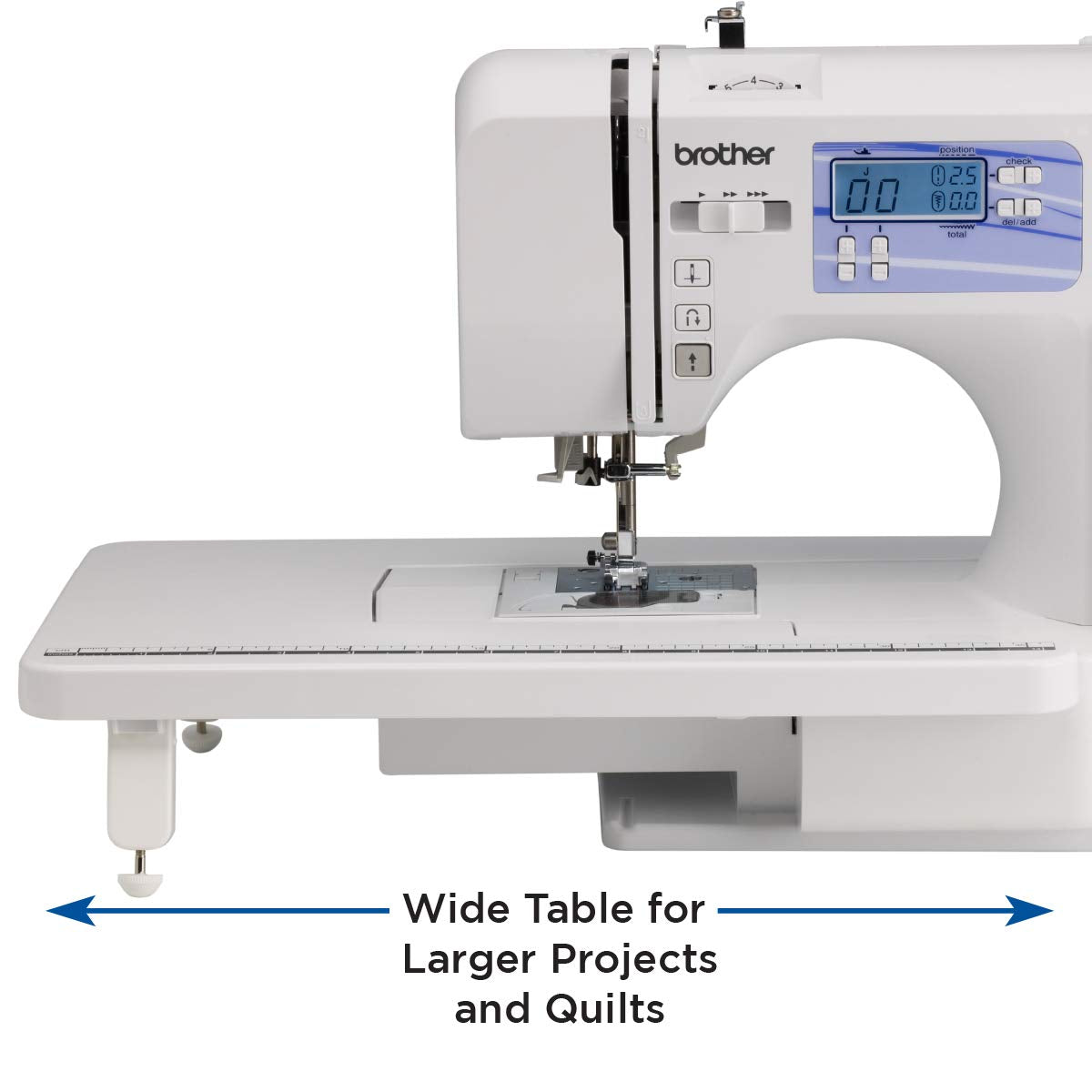 Brother Sewing & Quilting Machine, HC1850, 185 Built-in Stitches, LCD Display, 8 Included Sewing Feet (8180336787694)