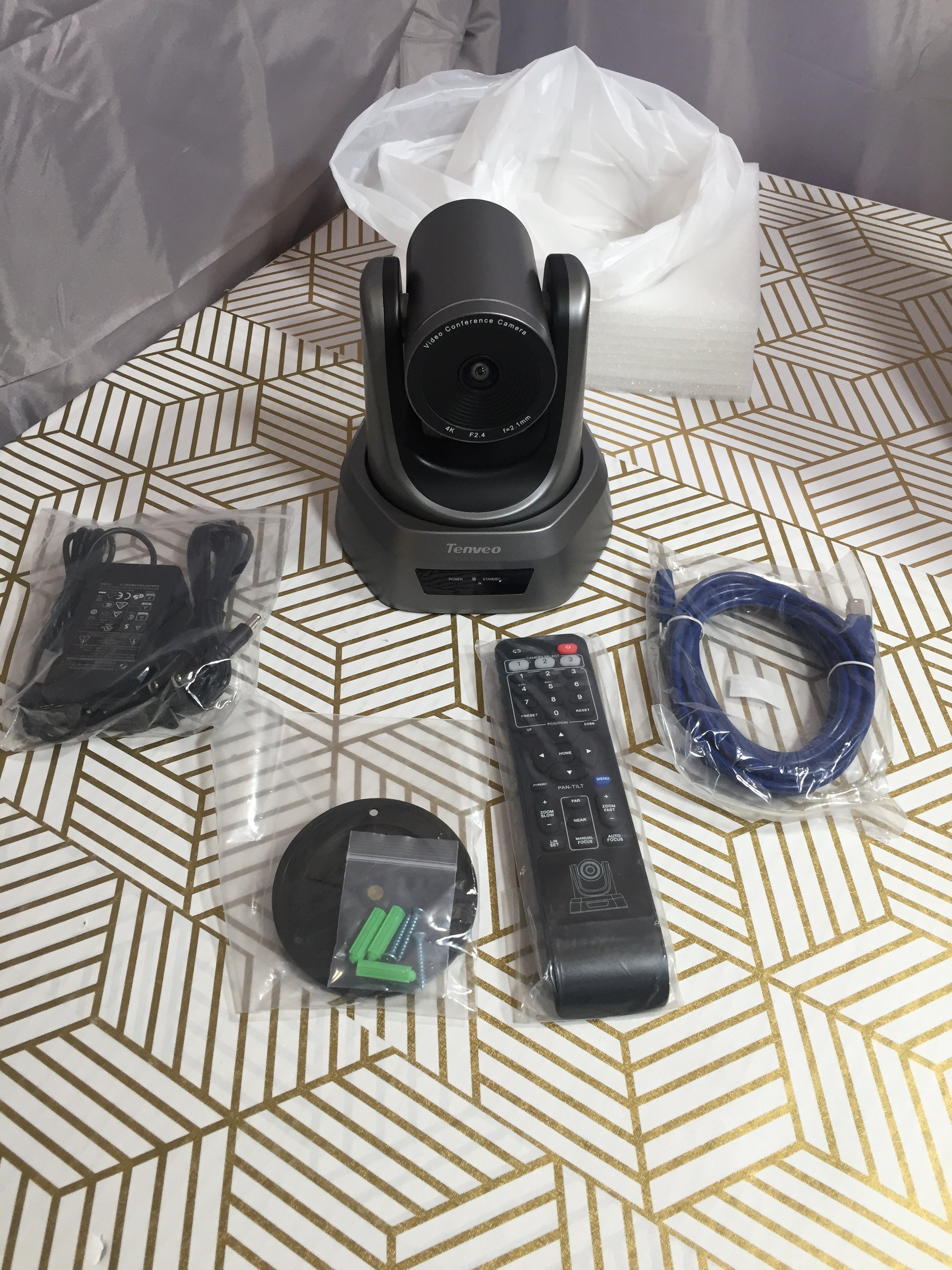 Tenveo PTZ Camera 10X Optical Zoom Full HD 1080p Video Conference Camera (8030130569454)