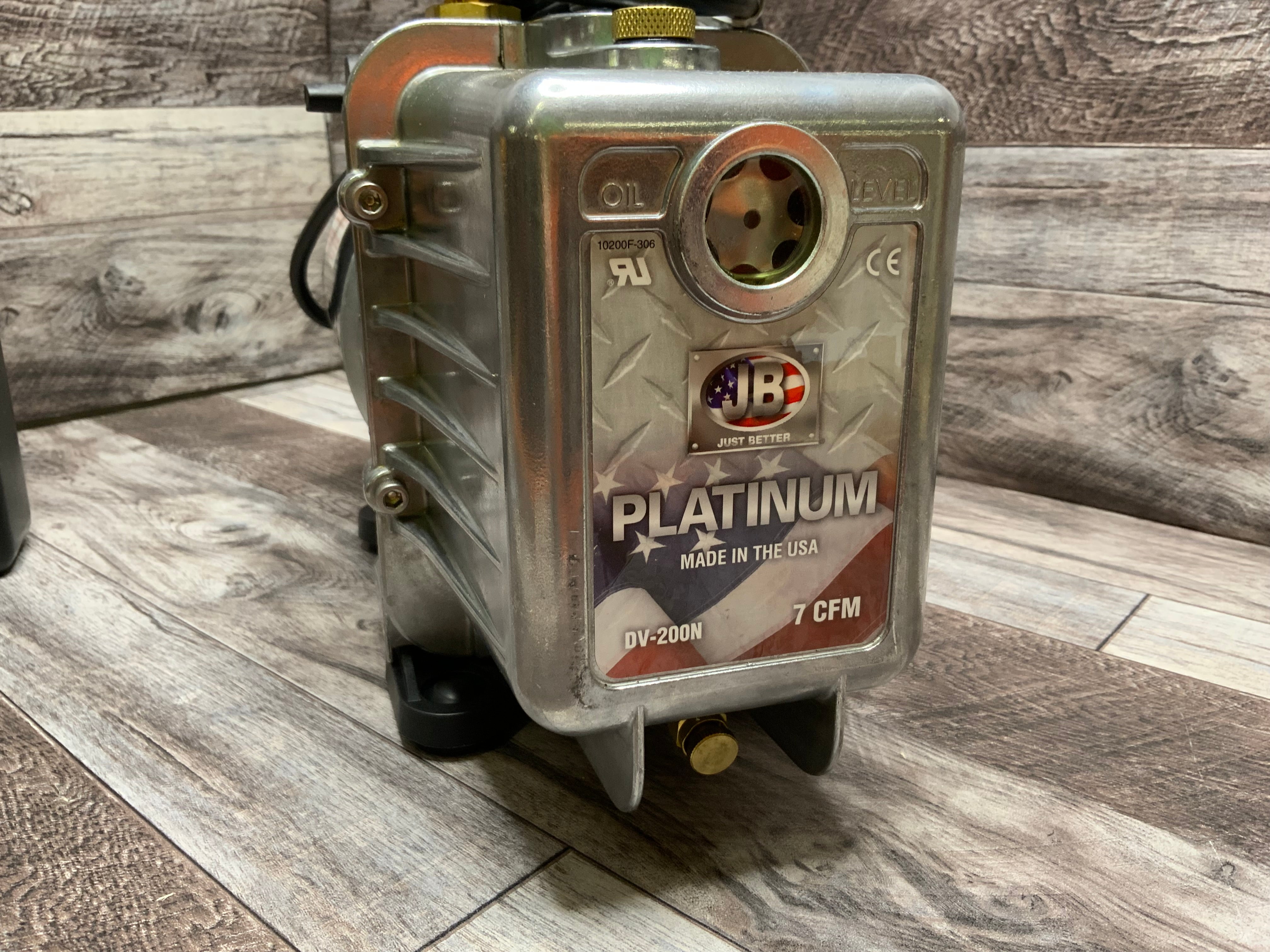 JB Industries DV200N 7 CFM 2 Stage Platinum Vacuum Pump