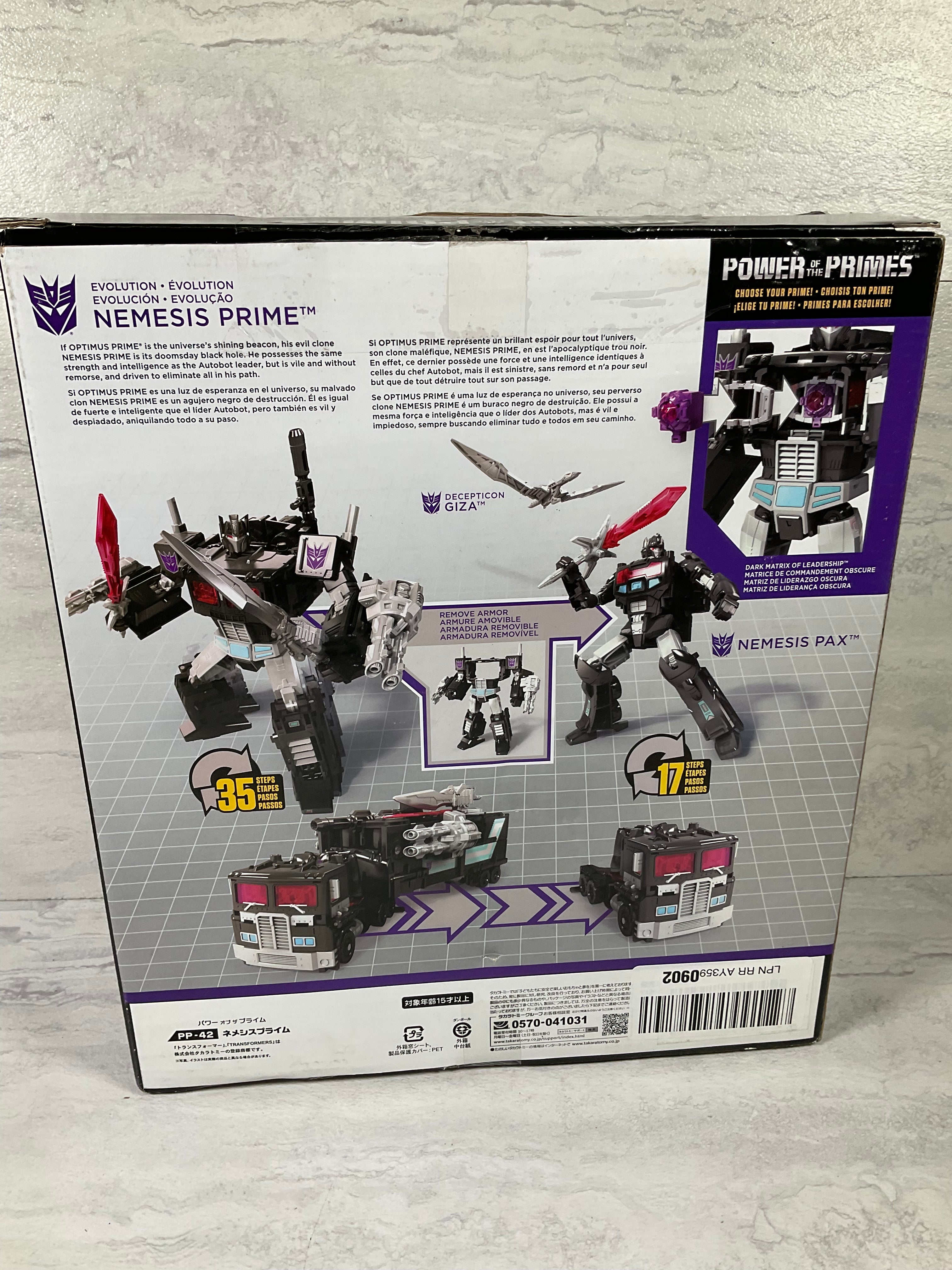 Transformers Power of The Prime PP-42 Nemesis Prime (6986789028023)