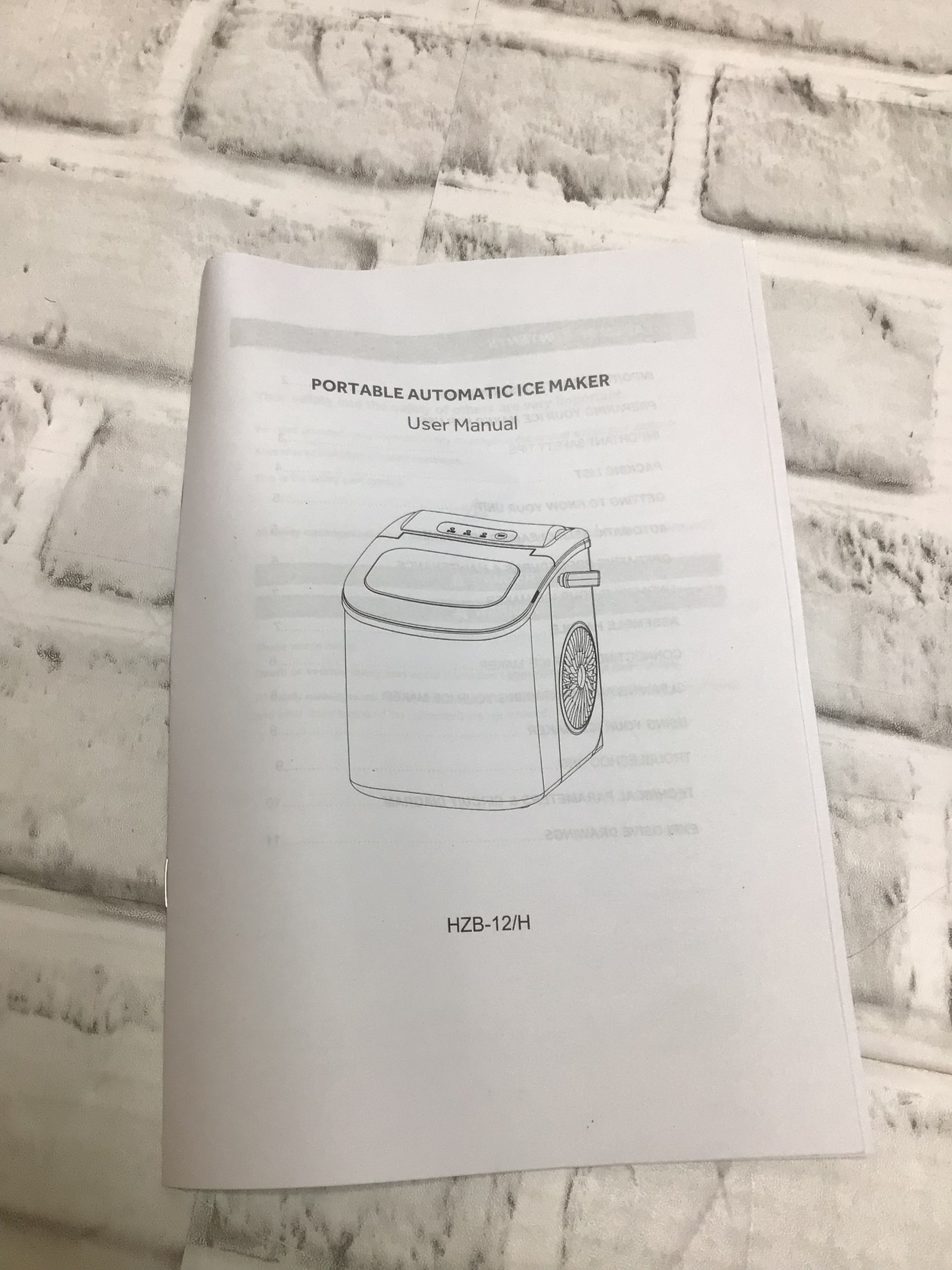 AGLUCKY (Antarctic Star) HZB-12/H Countertop Portable Ice Maker 26lb/24hrs (8097897316590)